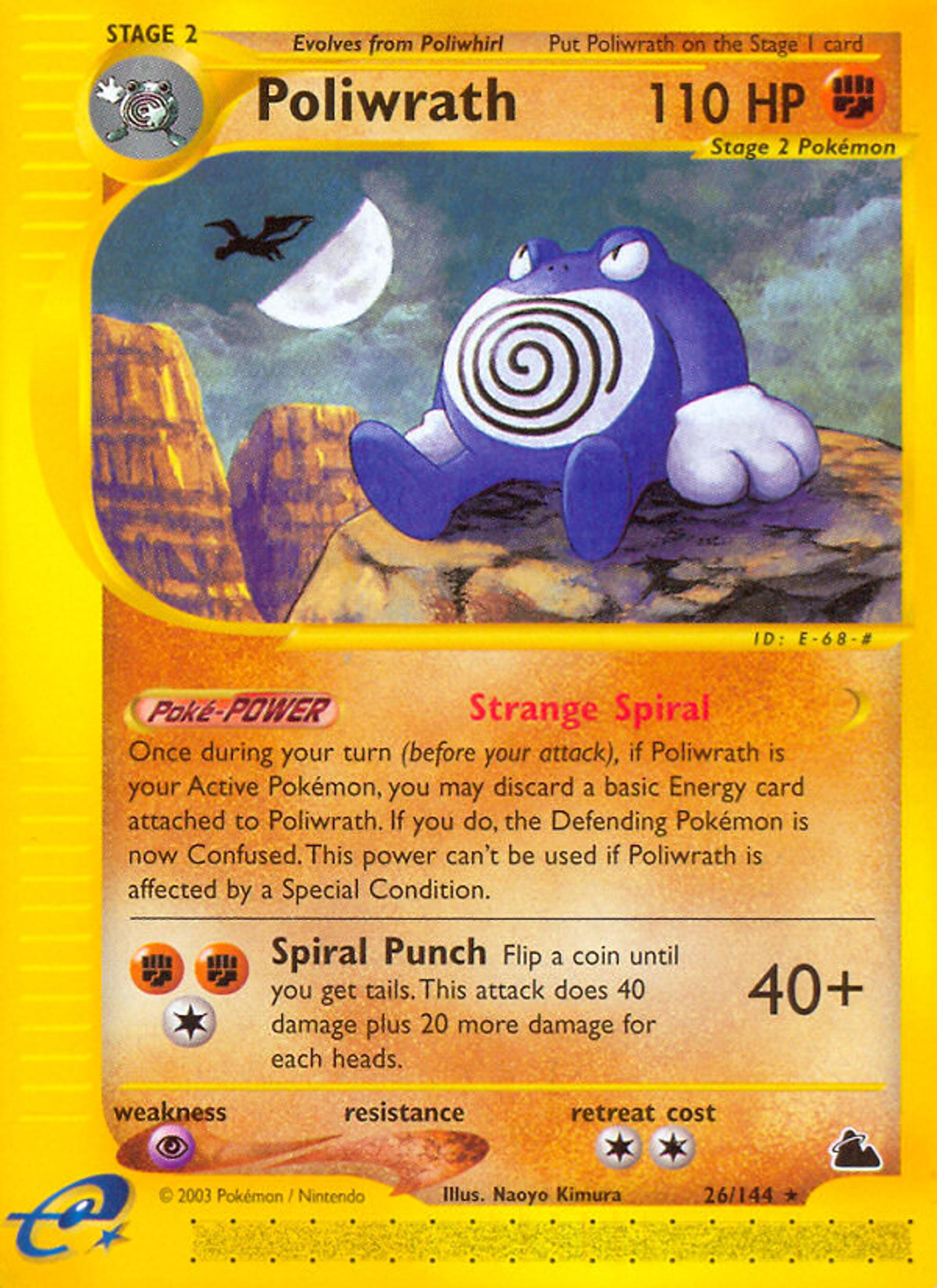 Poliwrath — Skyridge — Pokemon