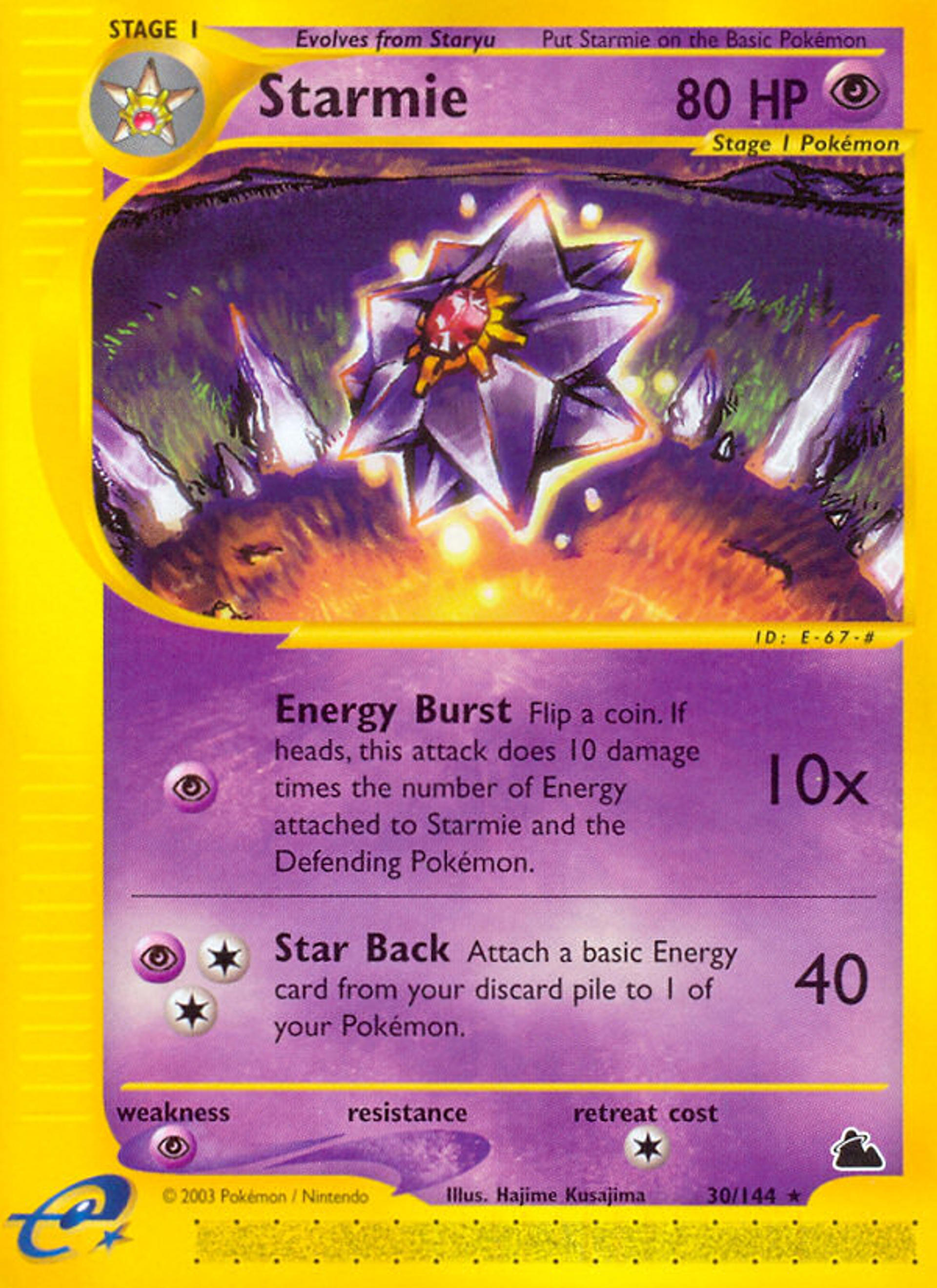 Starmie — Skyridge — Pokemon