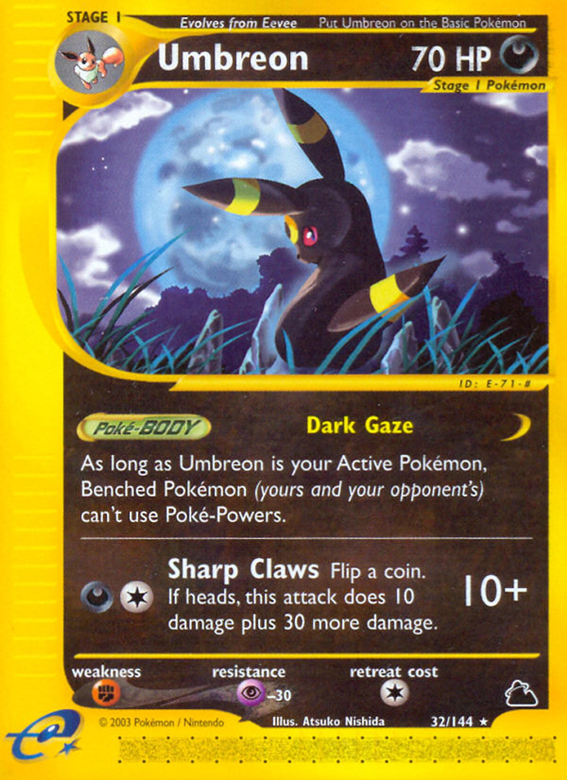 Umbreon — Skyridge — Pokémon