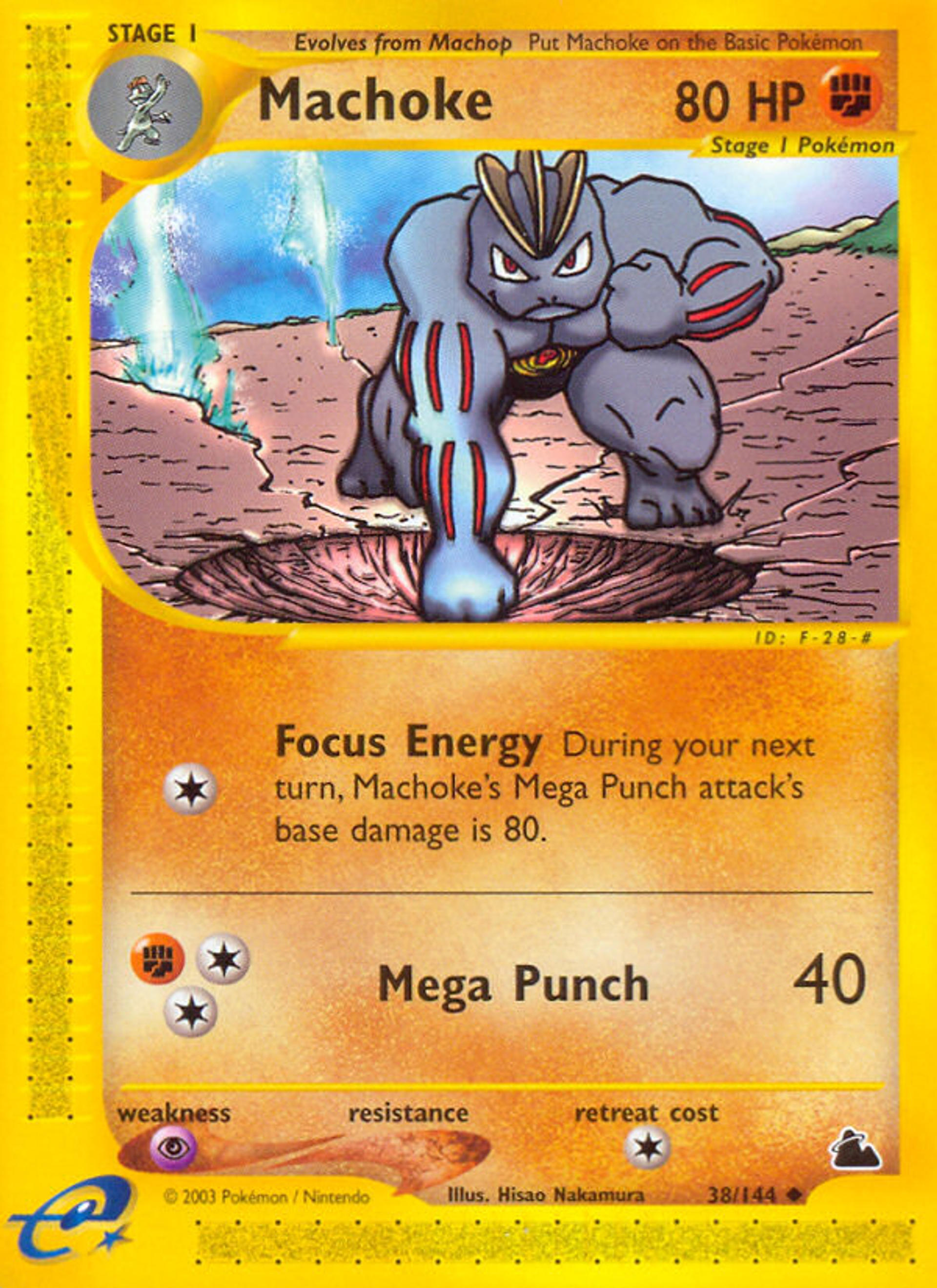 Machoke — Skyridge — Pokemon