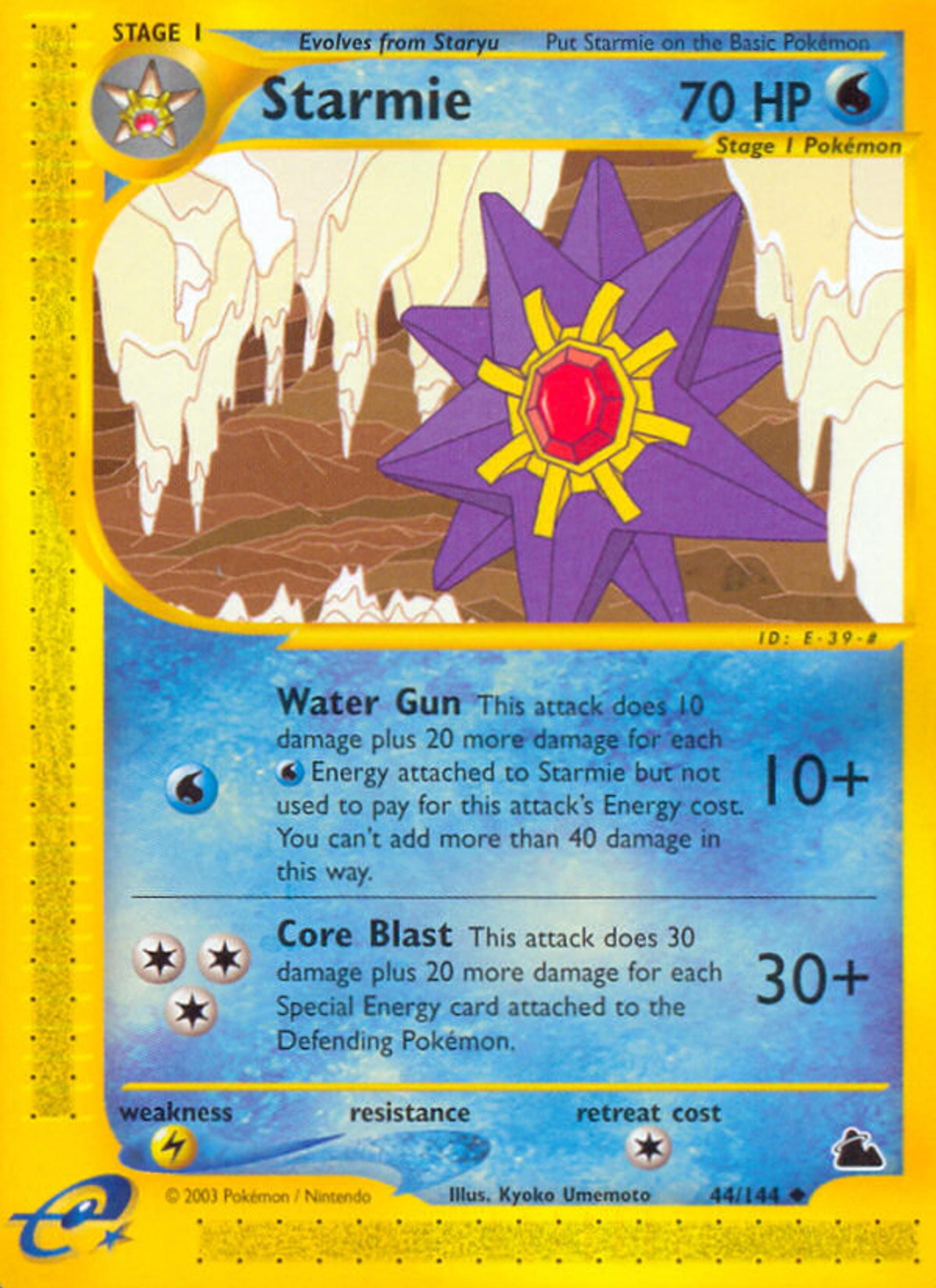 Starmie — Skyridge — Pokemon