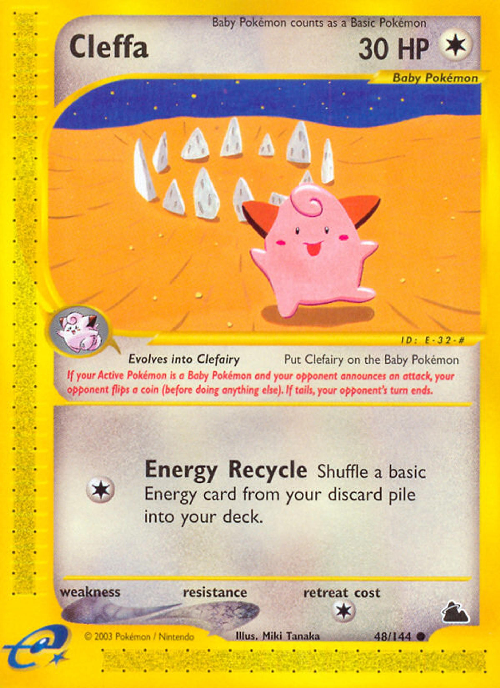 Cleffa — Skyridge — Pokemon