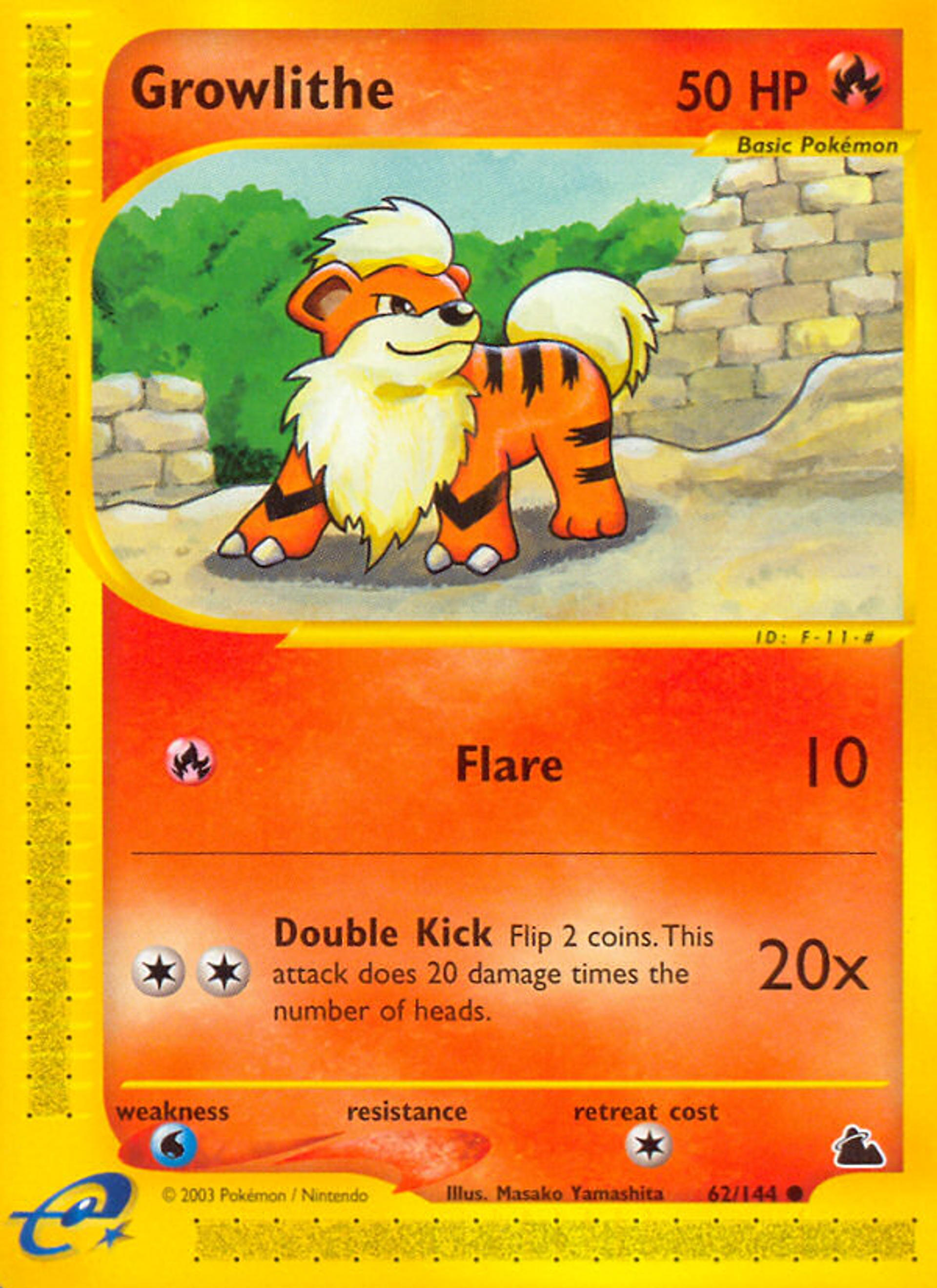 Growlithe — Skyridge — Pokemon