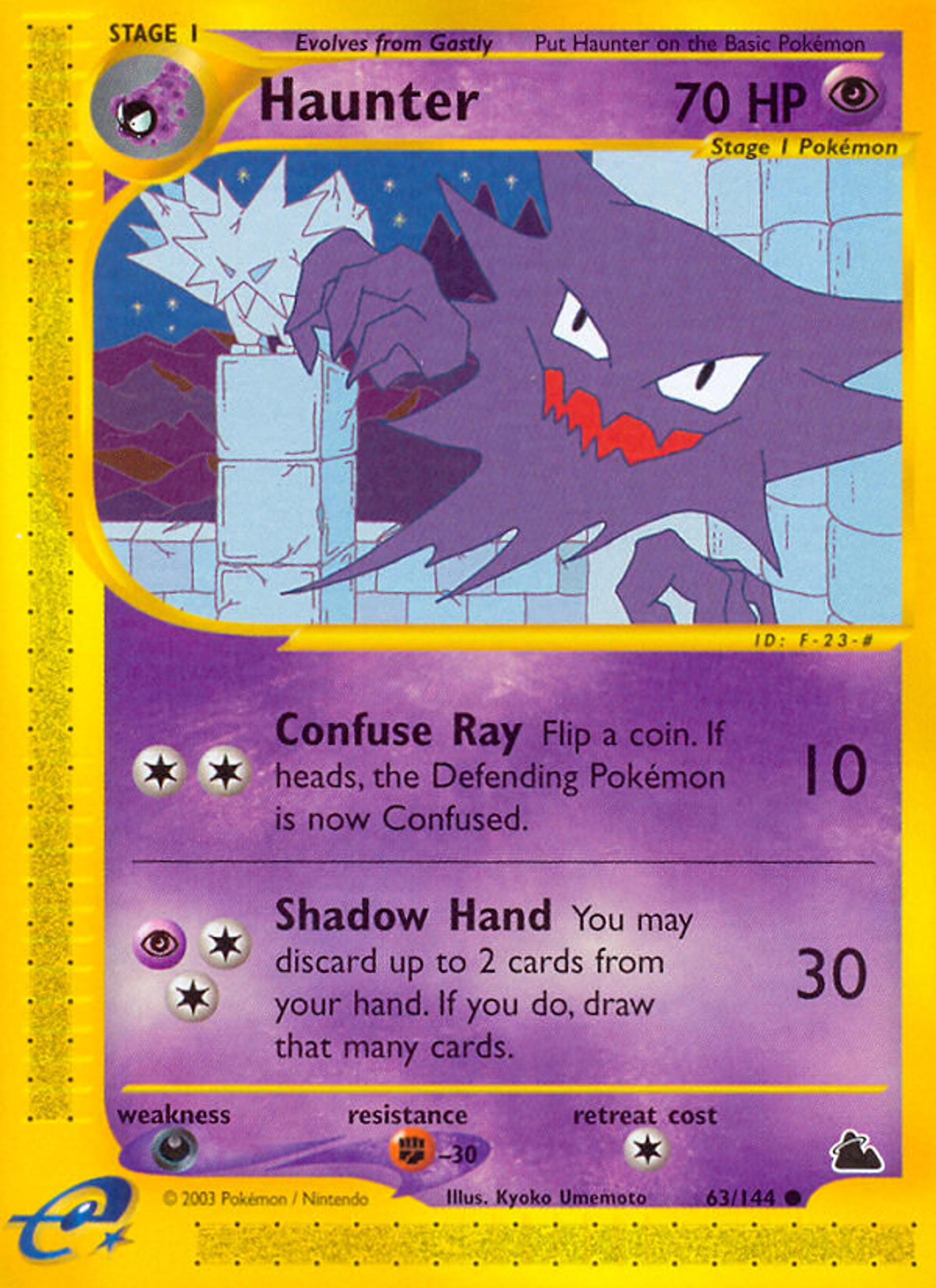 Haunter — Skyridge — Pokemon
