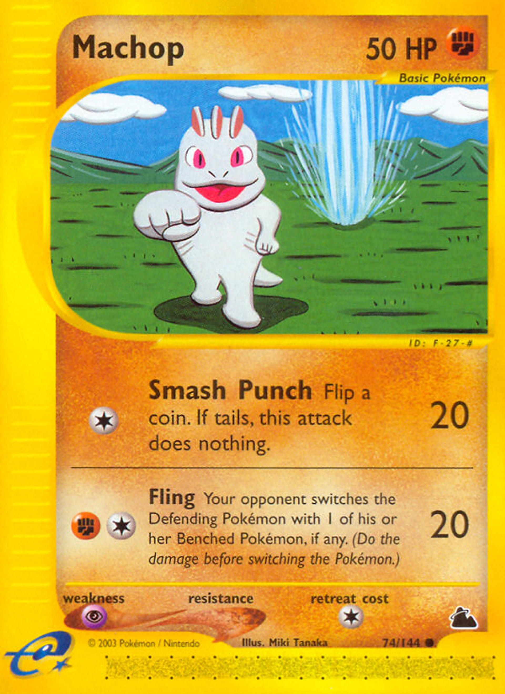 Machop — Skyridge — Pokemon
