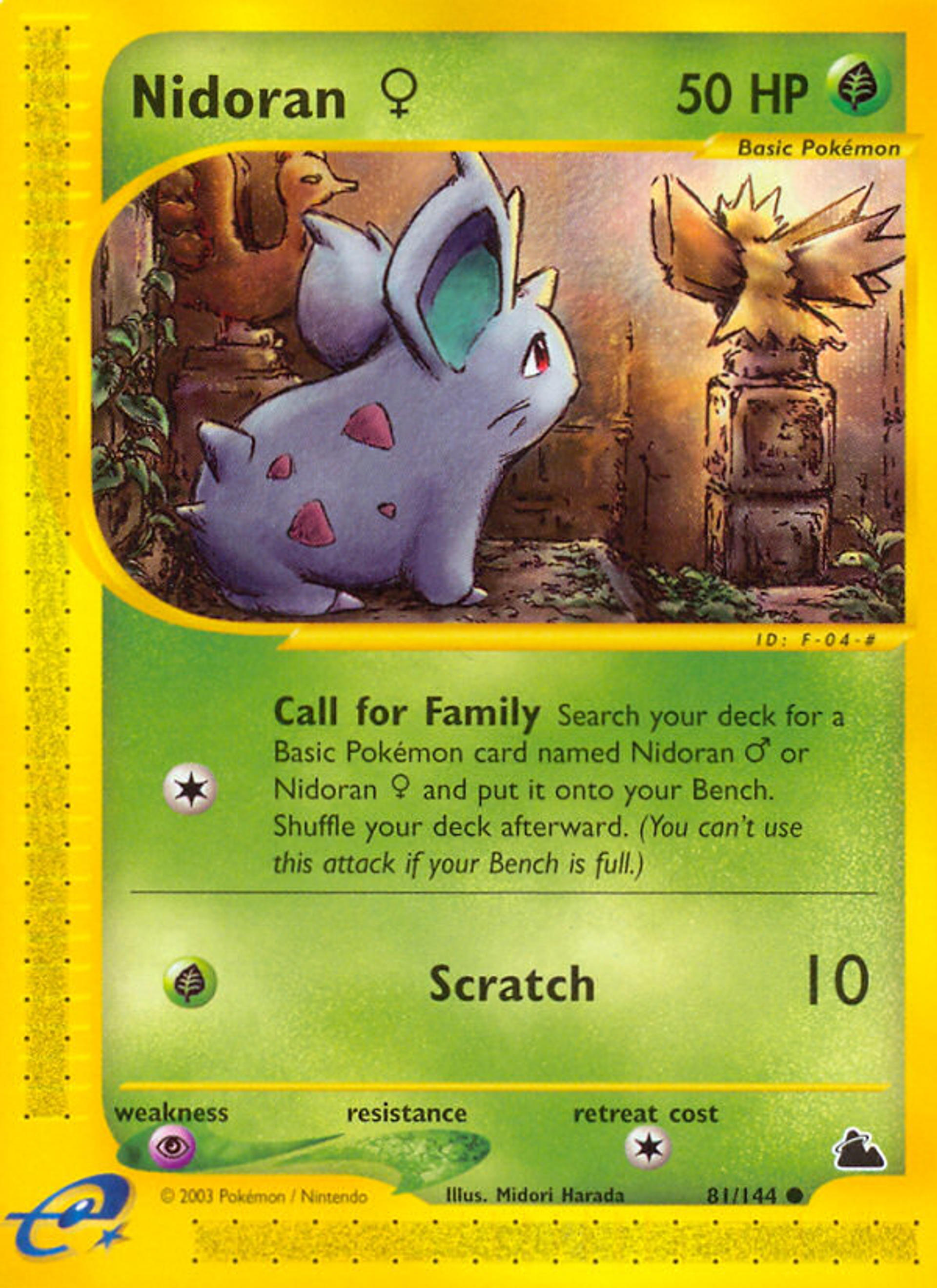 Nidoran F — Skyridge — Pokémon