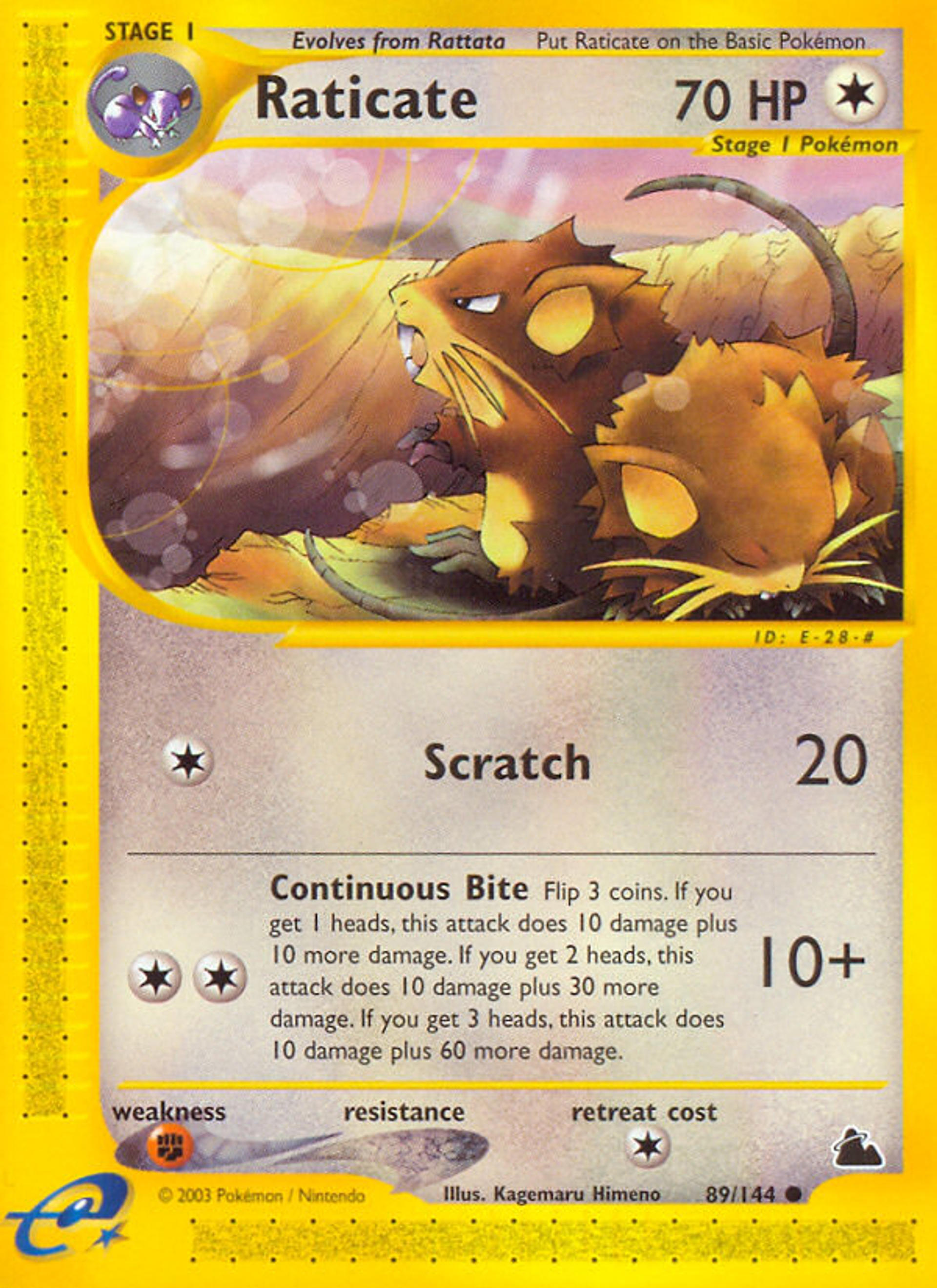 Raticate — Skyridge — Pokemon