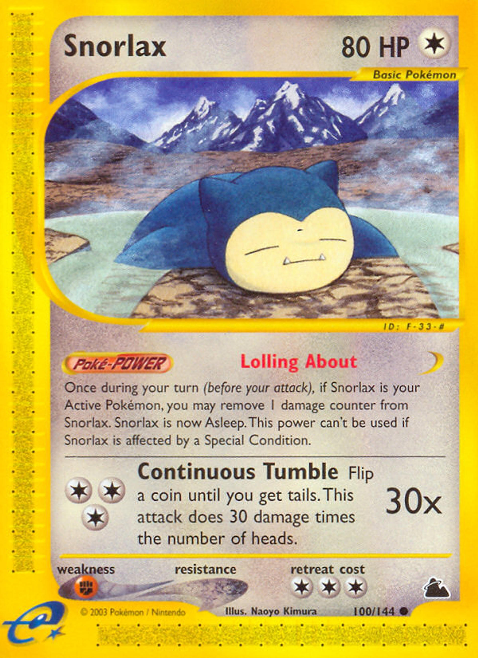 Snorlax — Skyridge — Pokémon