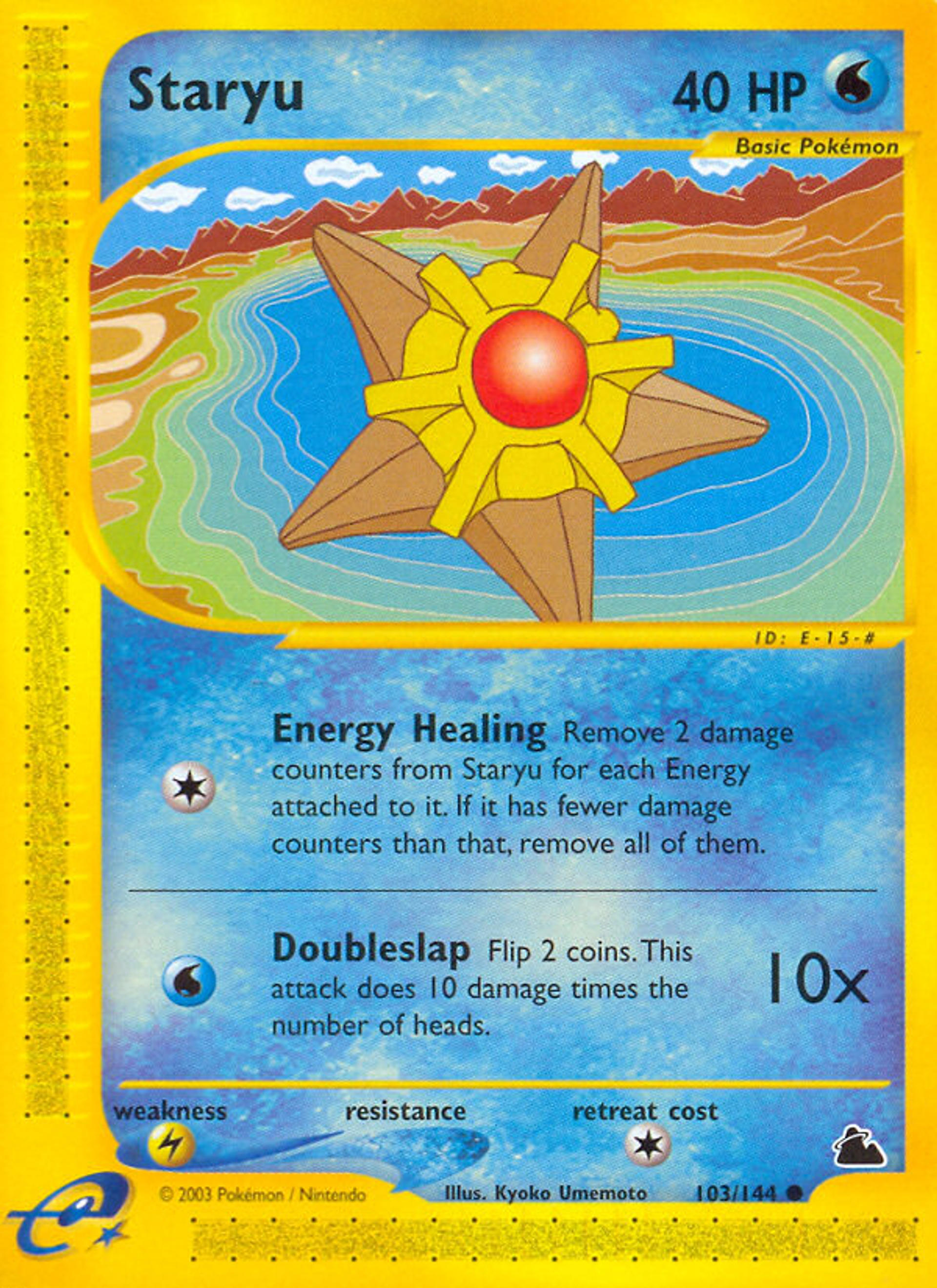 Staryu — Skyridge — Pokemon