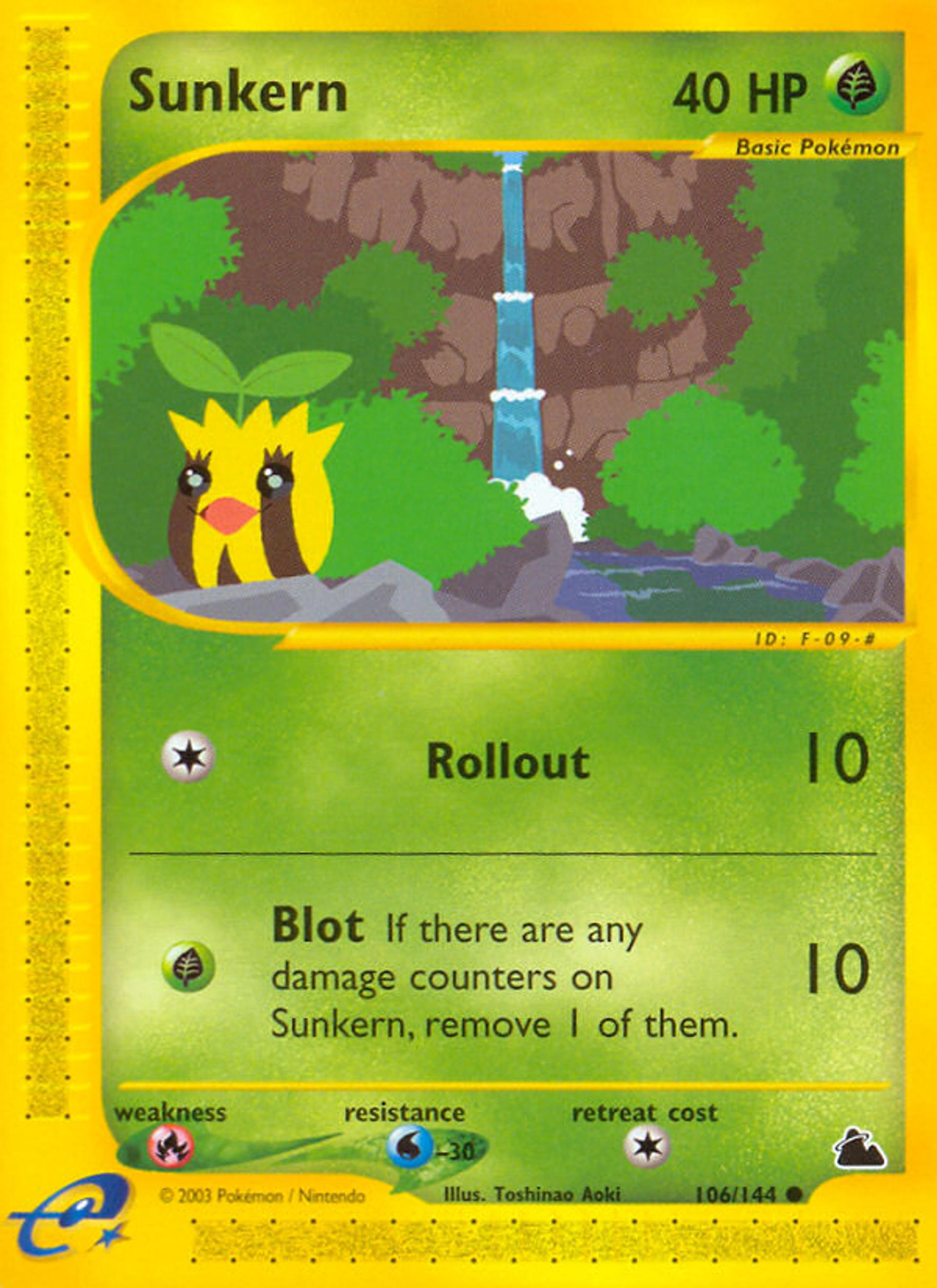 Sunkern — Skyridge — Pokemon