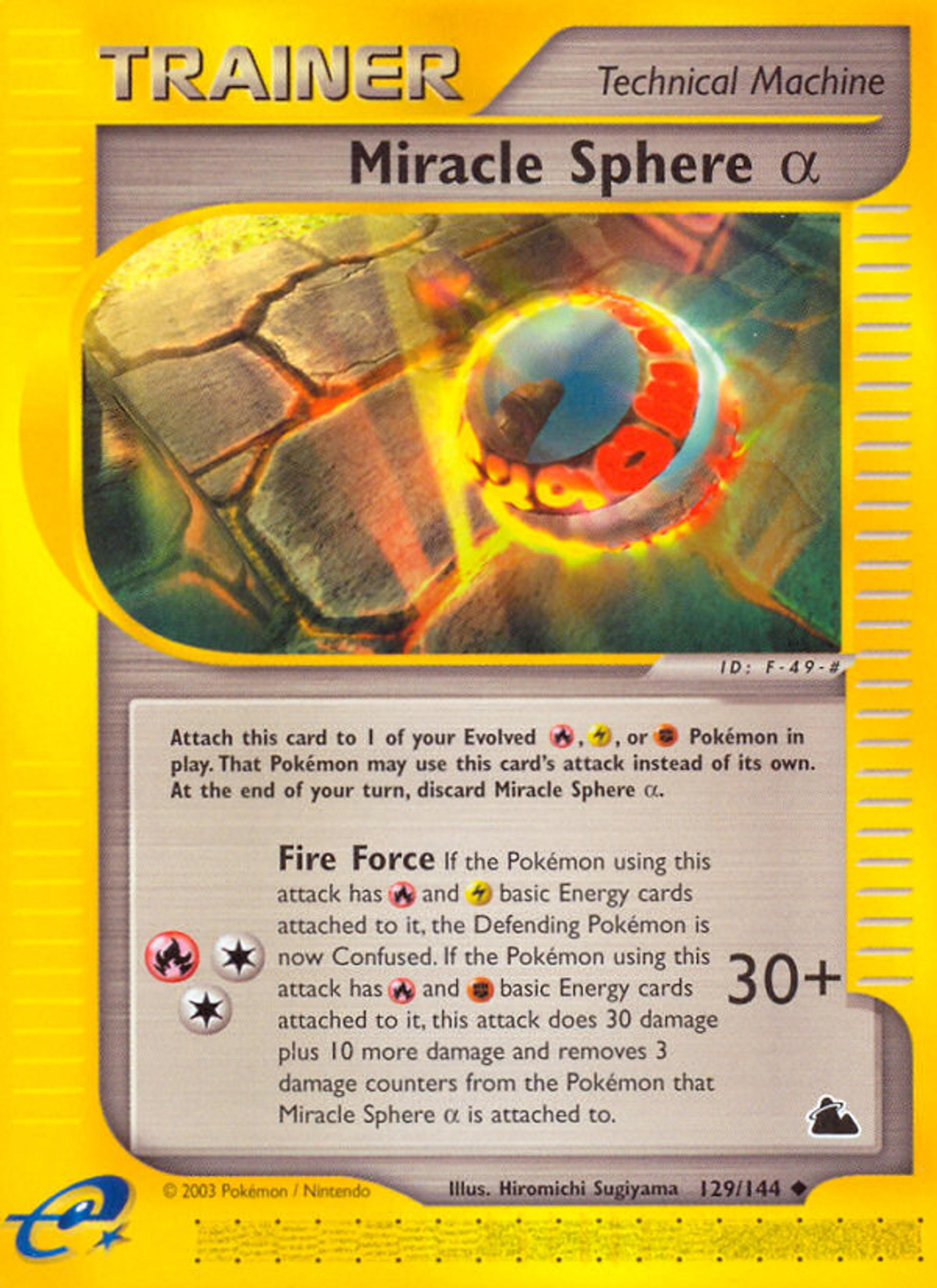 Miracle Sphere Alpha — Skyridge — Pokemon