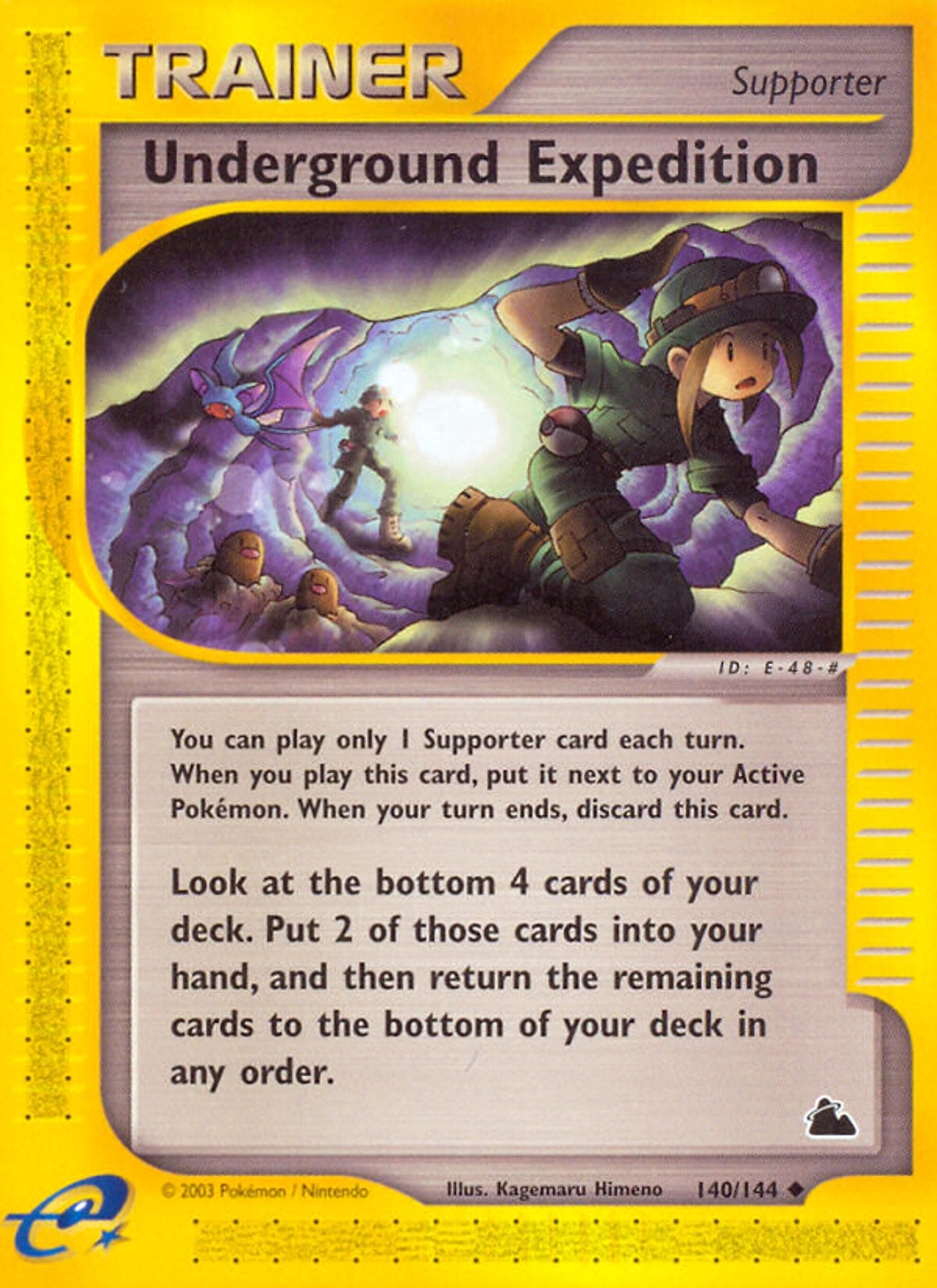Underground Expedition — Skyridge — Pokemon