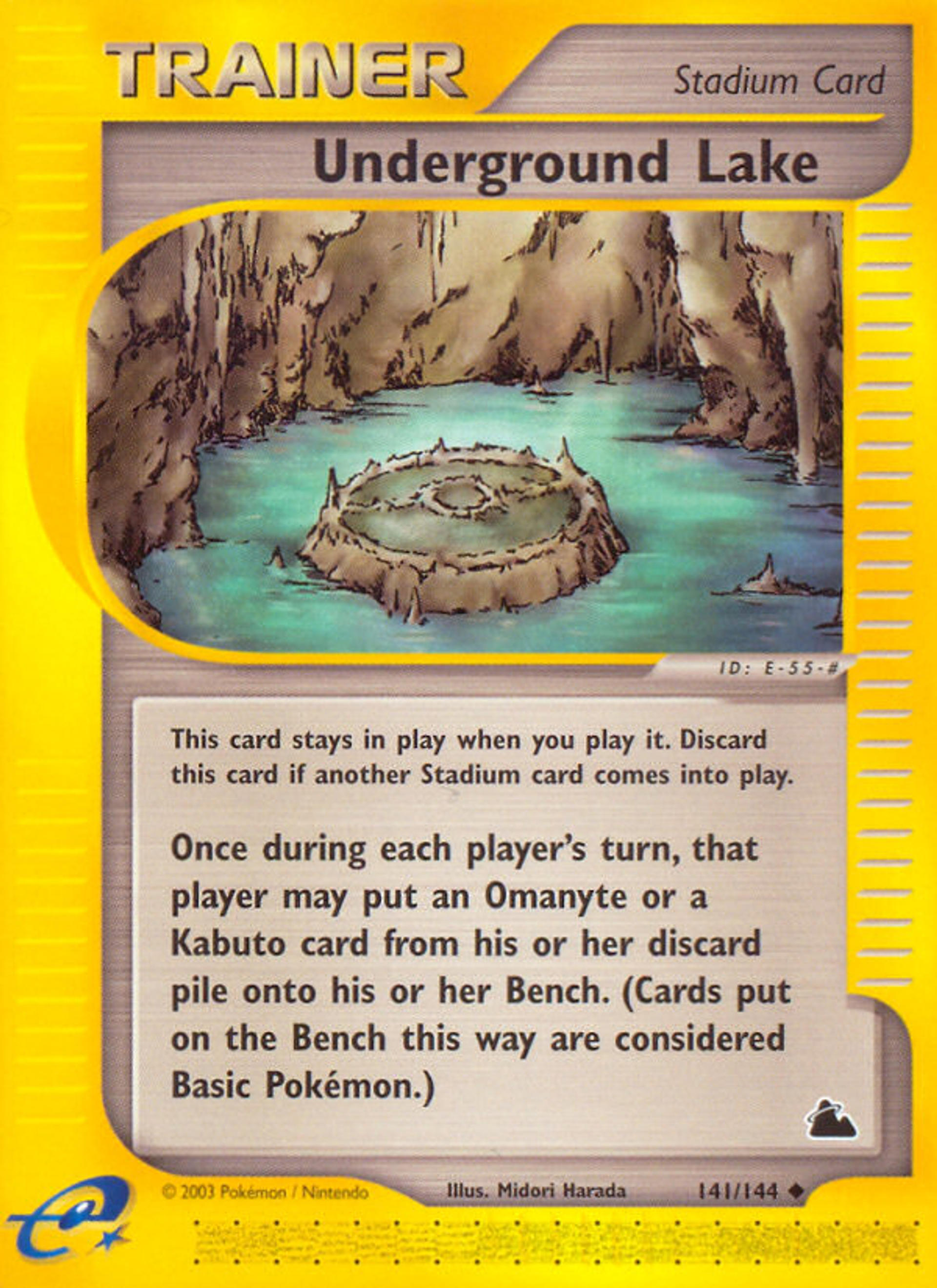 Underground Lake — Skyridge — Pokemon