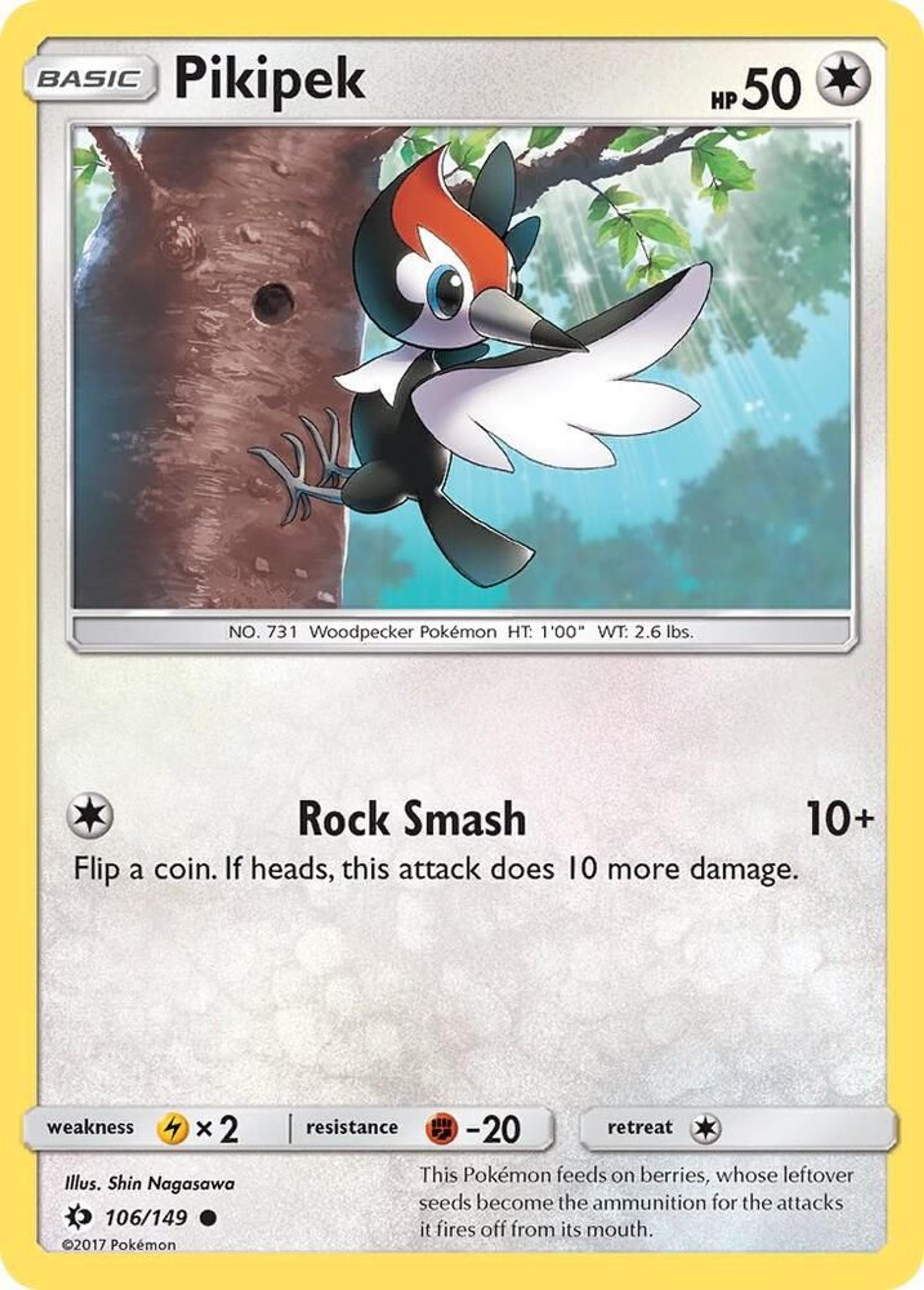 Pikipek — SM Base Set — Pokemon