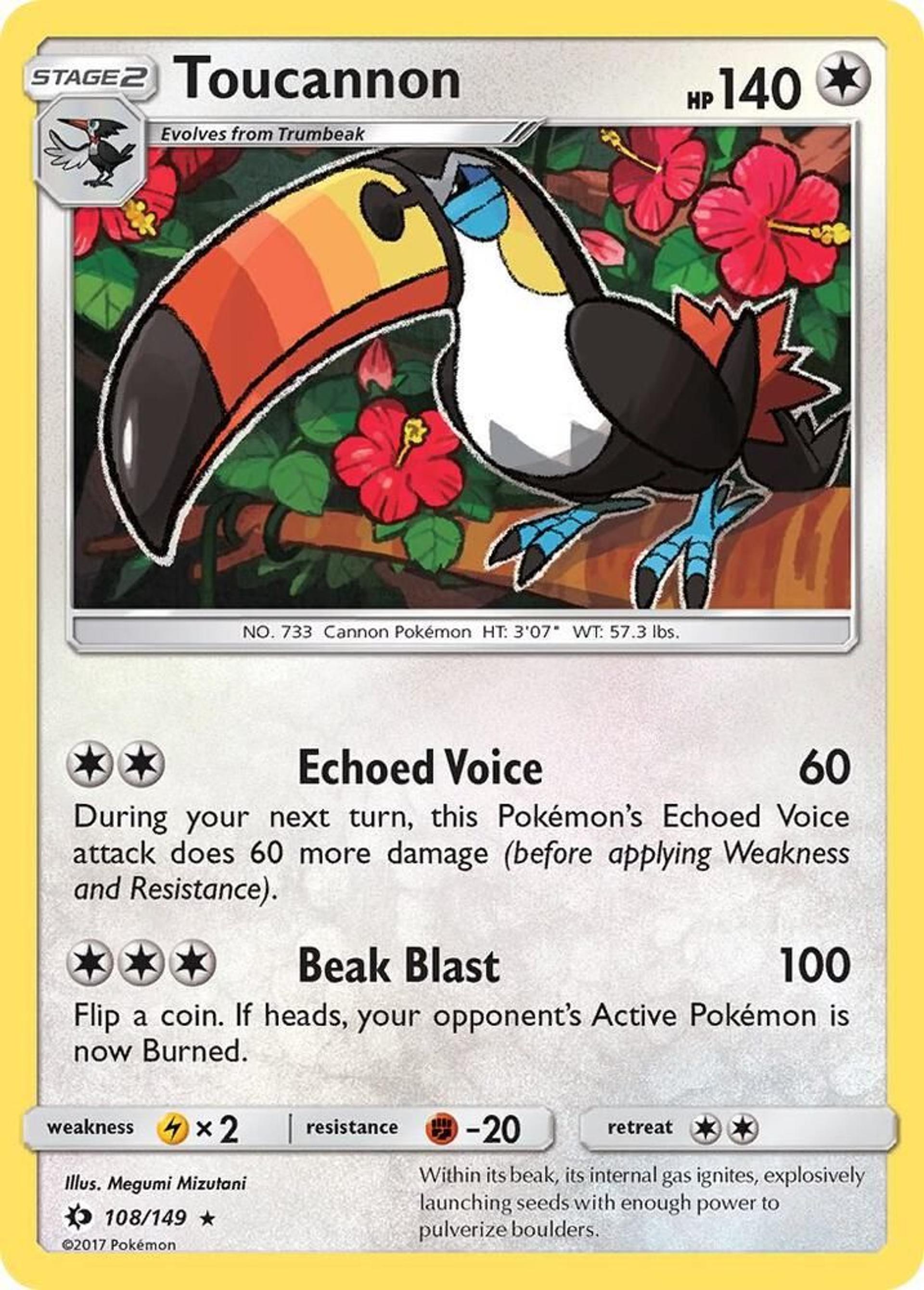 Bazoucan — SM Base Set — Pokemon