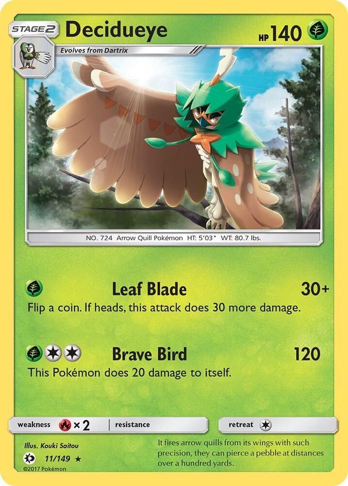 Decidueye — SM Base Set — Pokemon