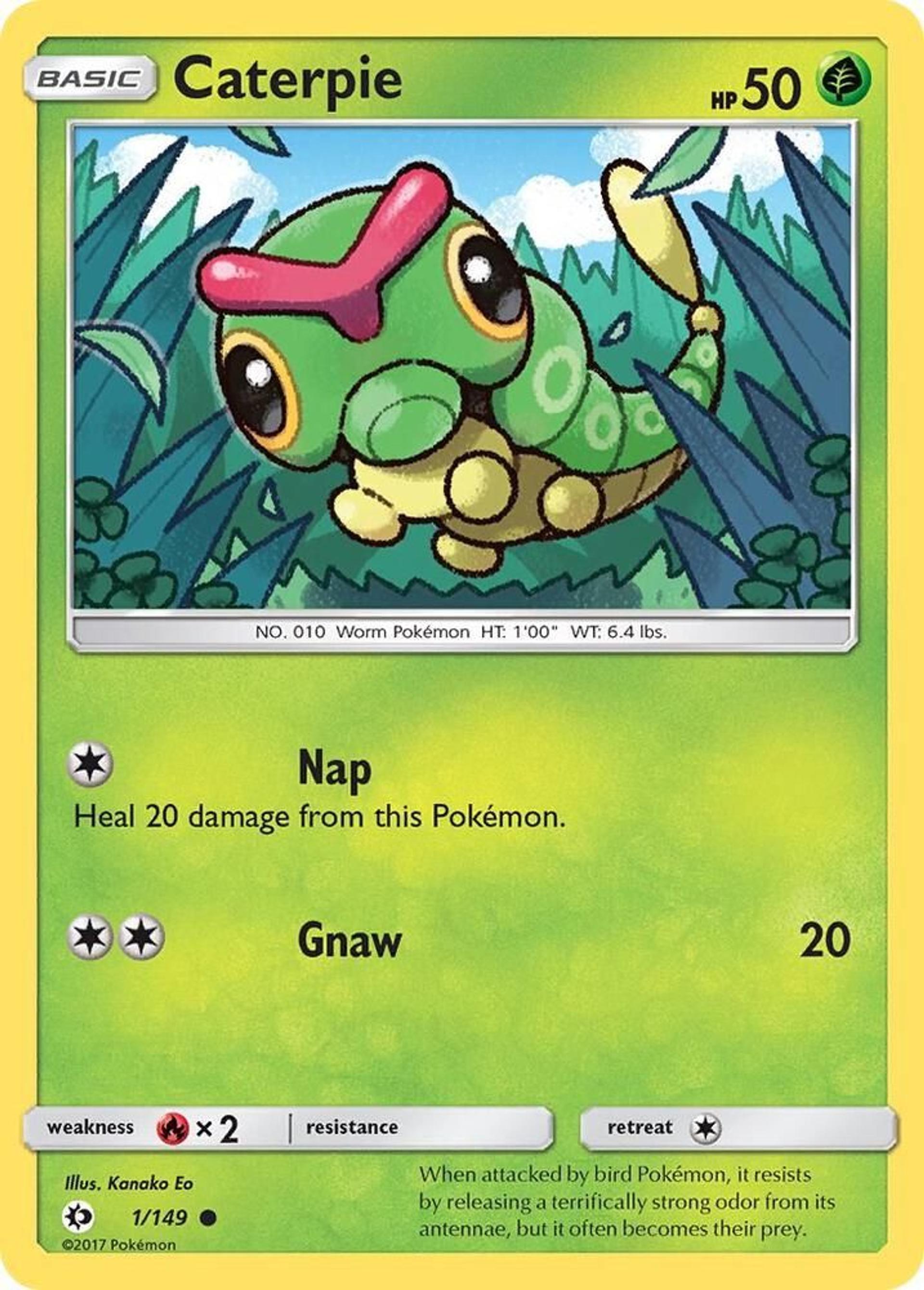 Caterpie — SM Base Set — Pokemon
