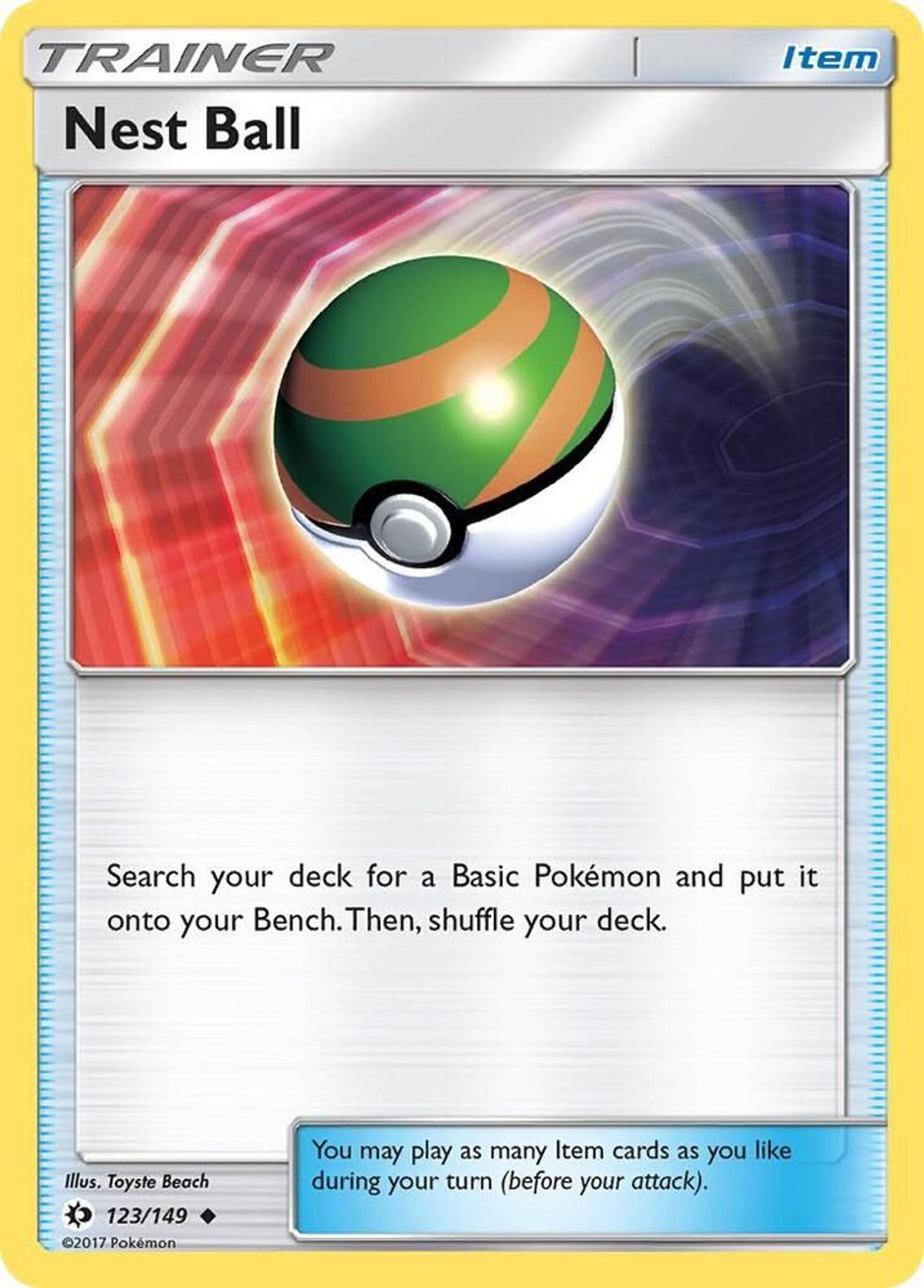 Nest Ball — SM Base Set — Pokemon