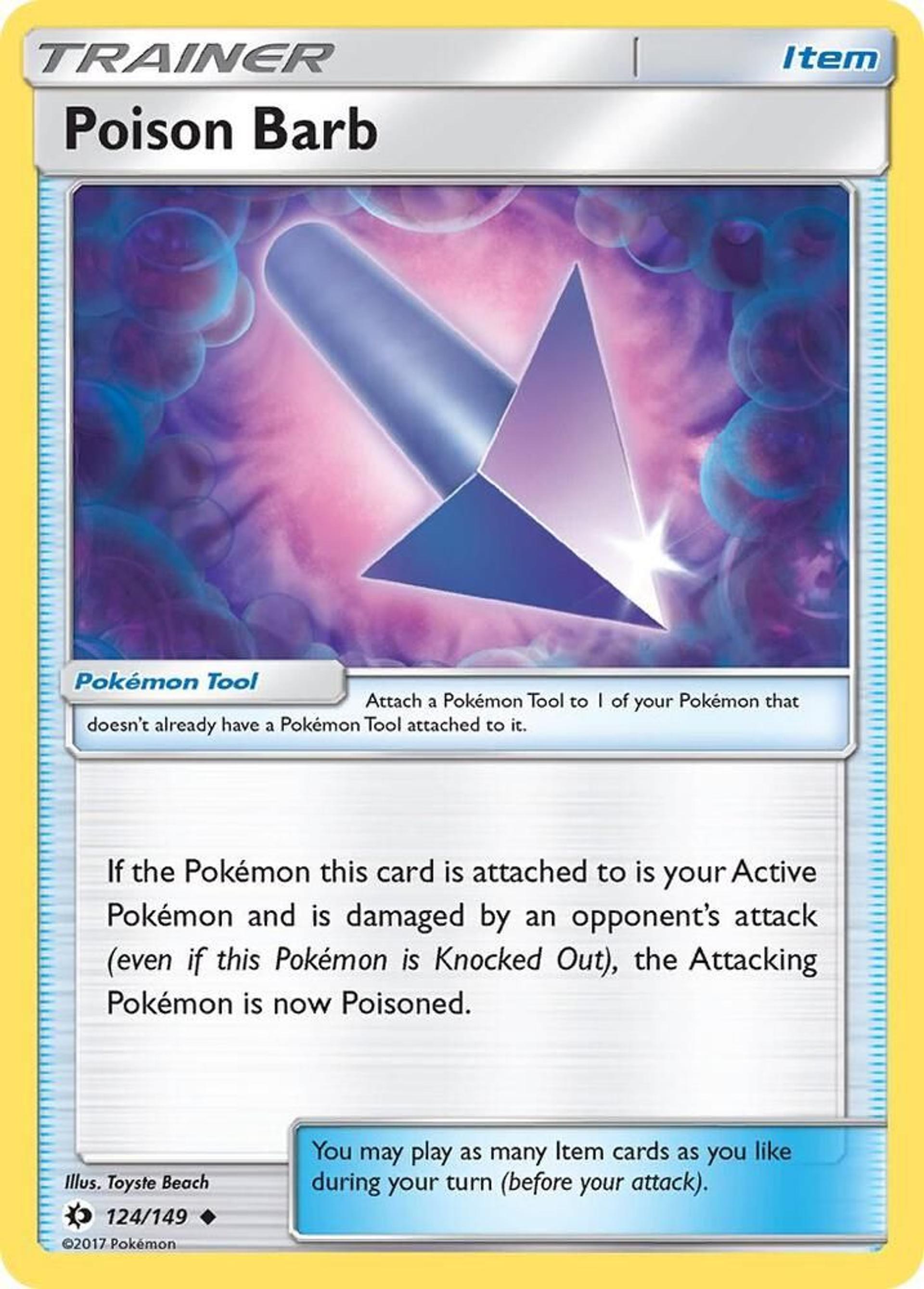 Pic Venin — SM Base Set — Pokemon