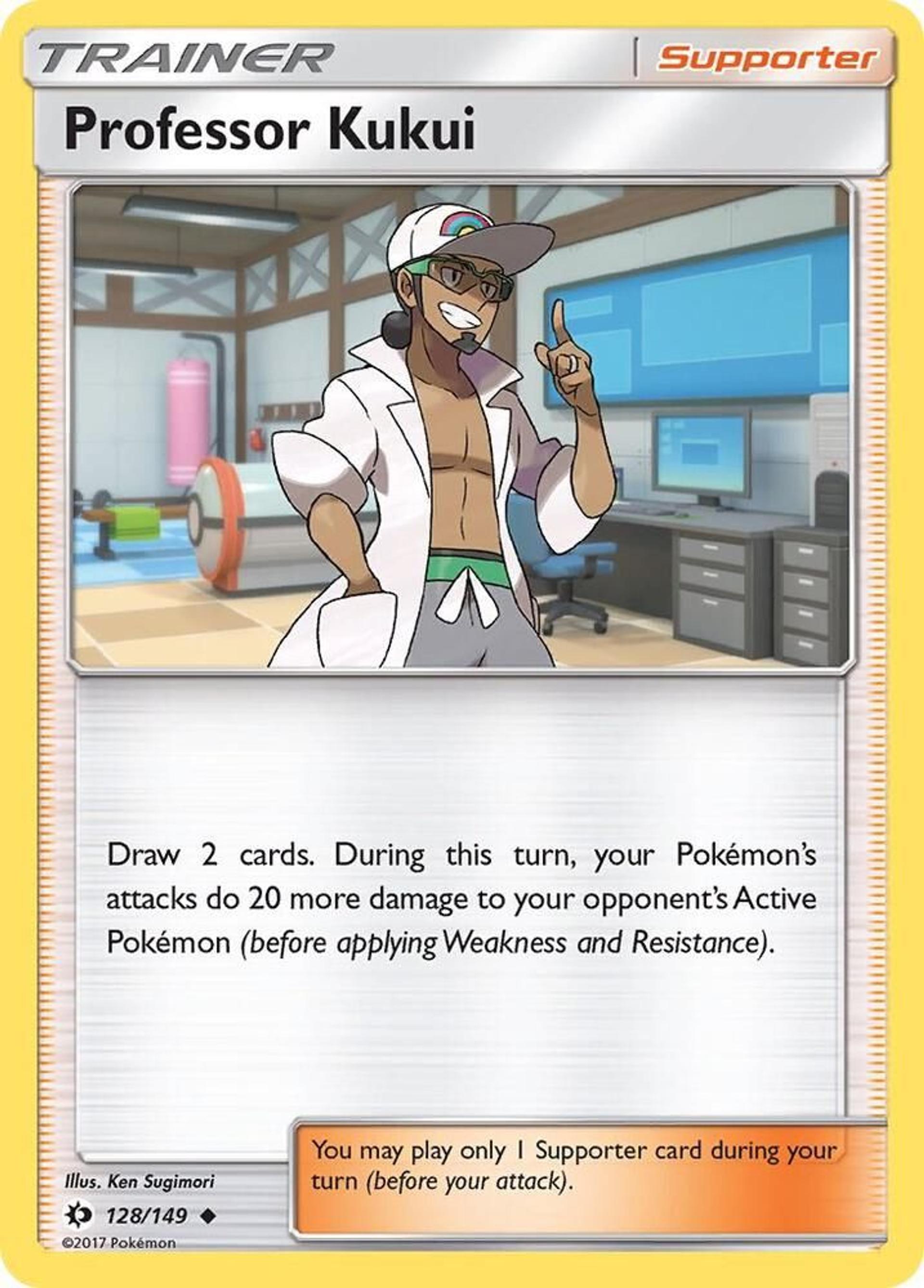 Professor Kukui — SM Base Set — Pokemon
