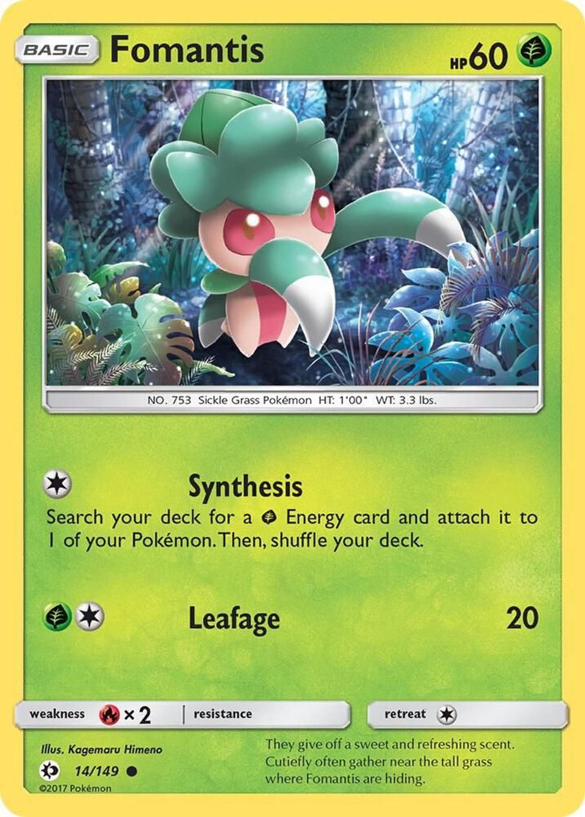 Fomantis — SM Base Set — Pokemon