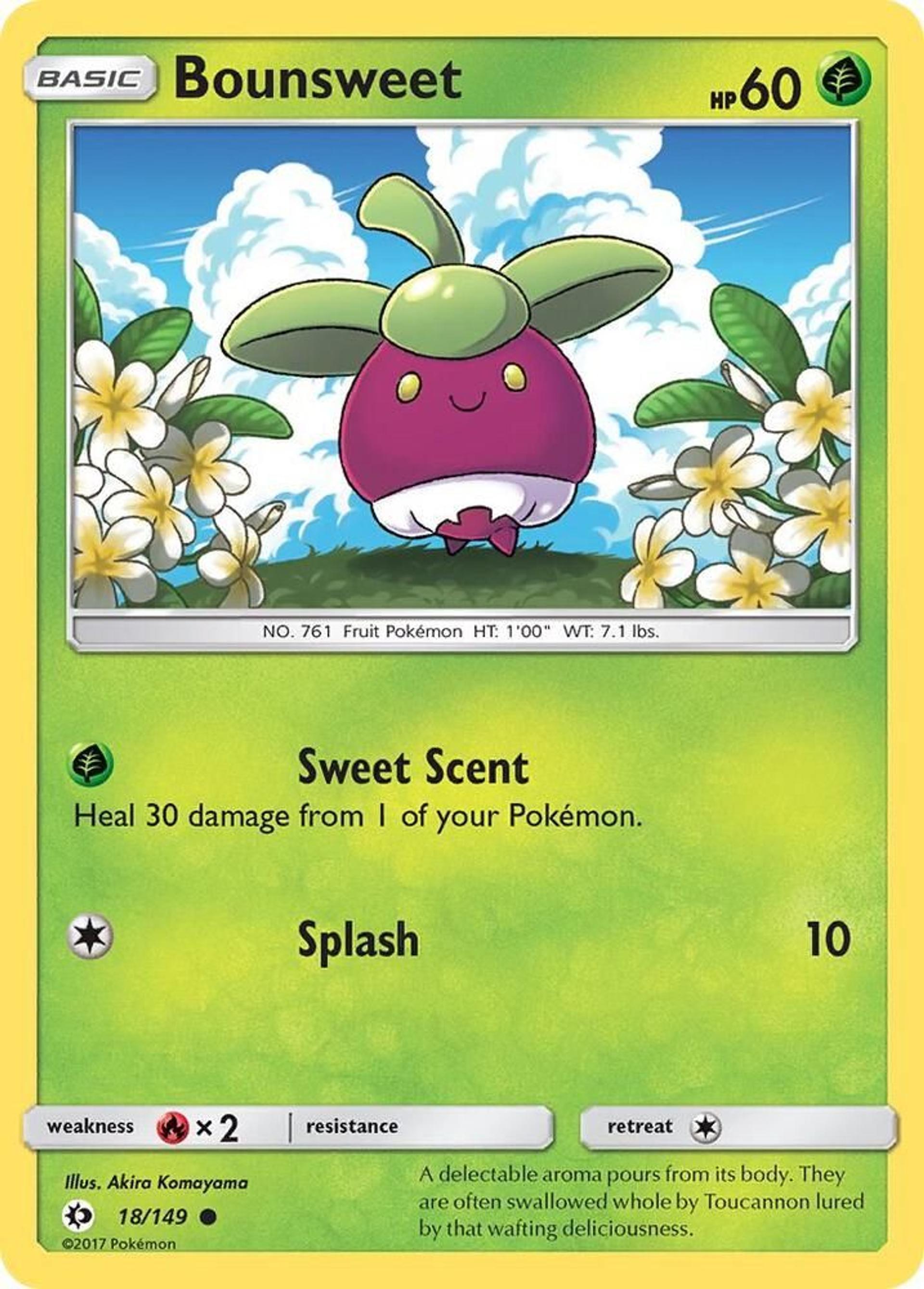 Bounsweet — SM Base Set — Pokemon