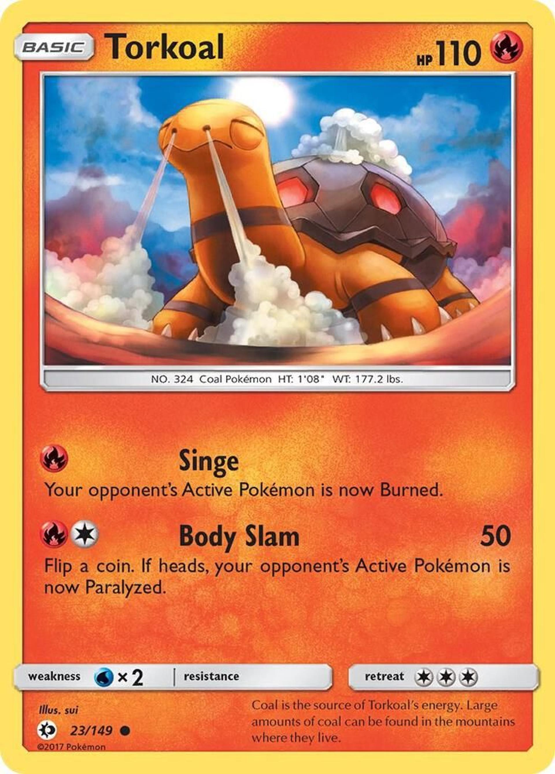 Torkoal — SM Base Set — Pokemon