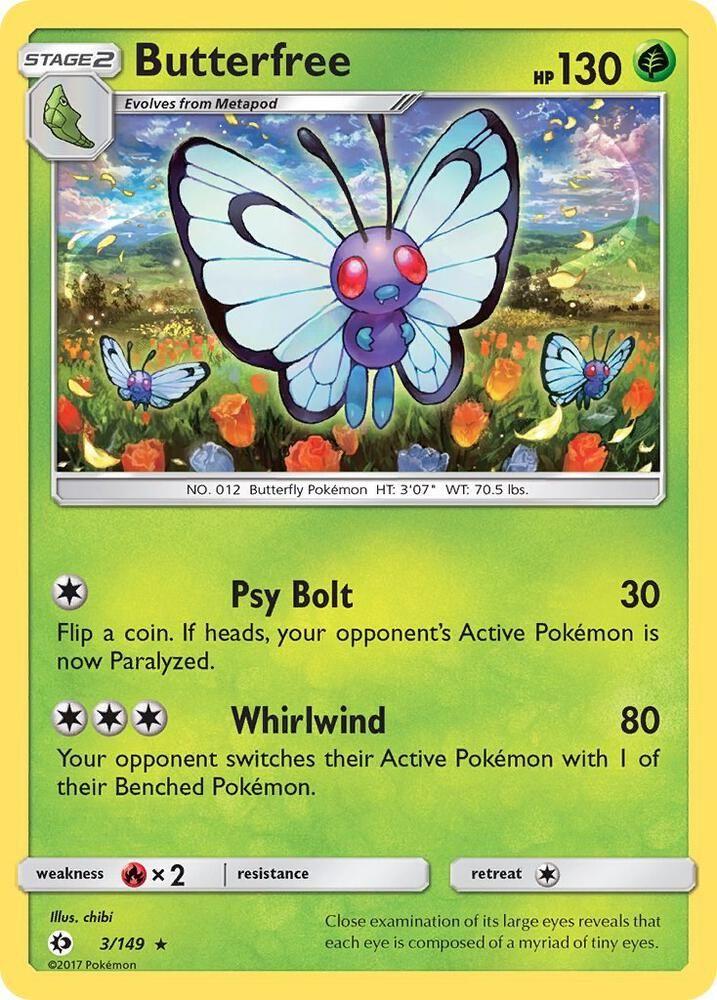 Butterfree — SM Base Set — Pokemon