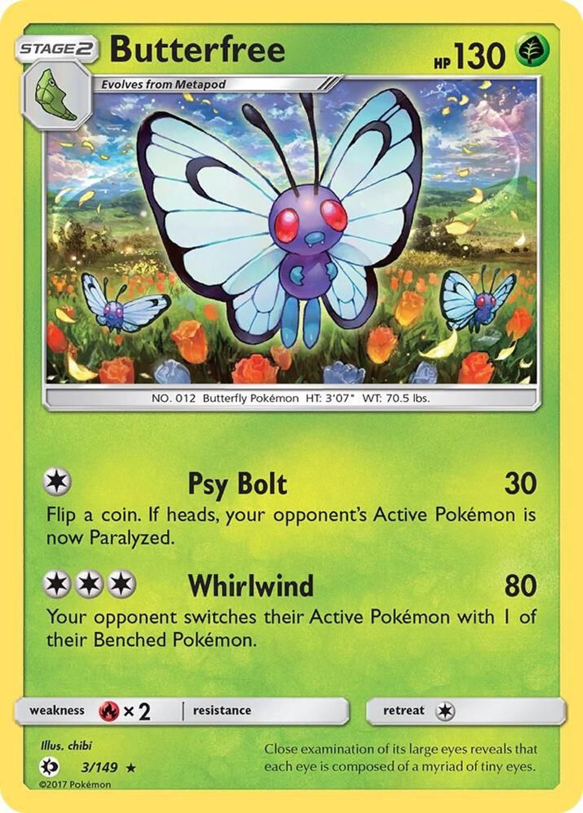 Butterfree — SM Base Set — Pokemon
