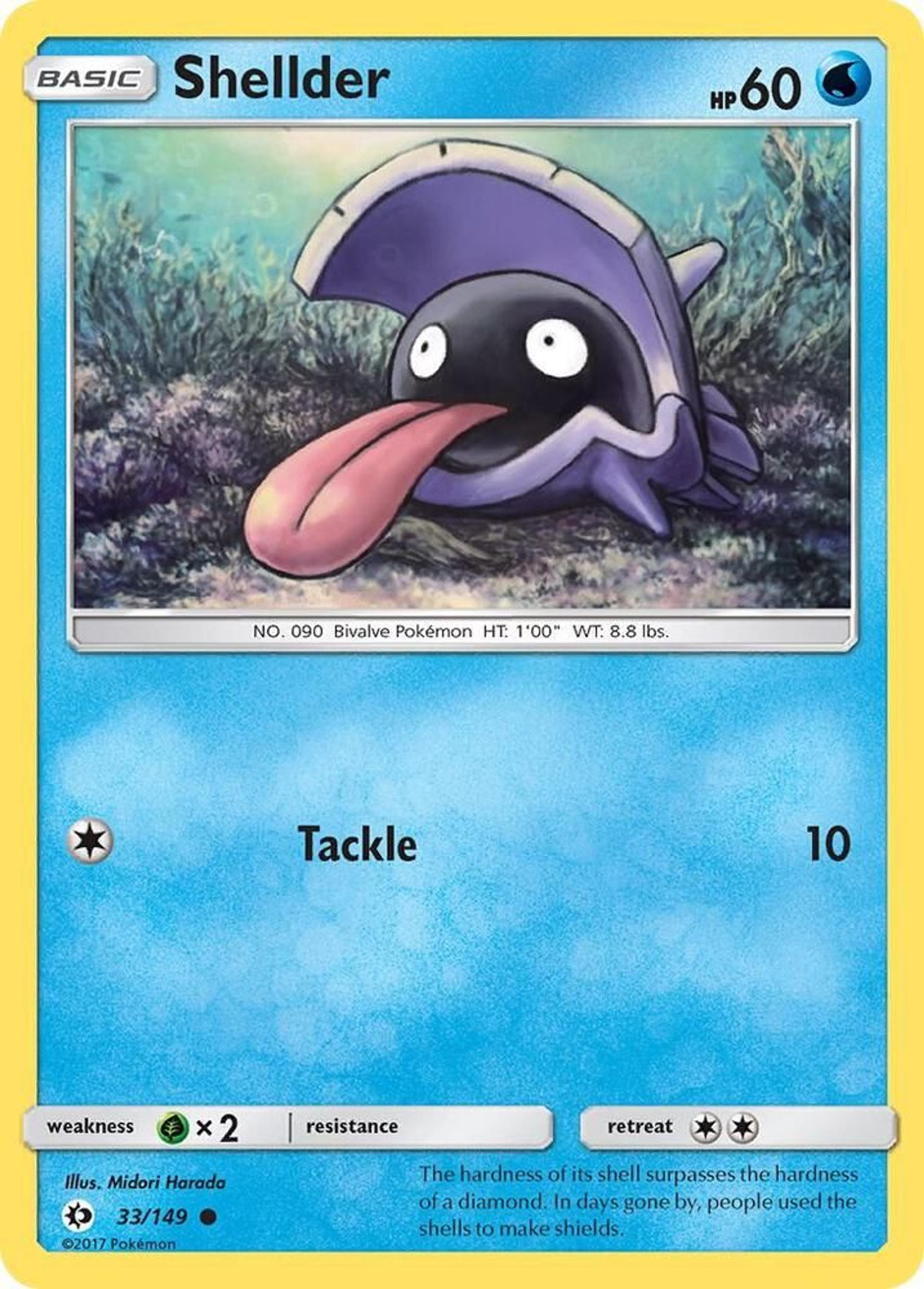 Shellder — SM Base Set — Pokemon