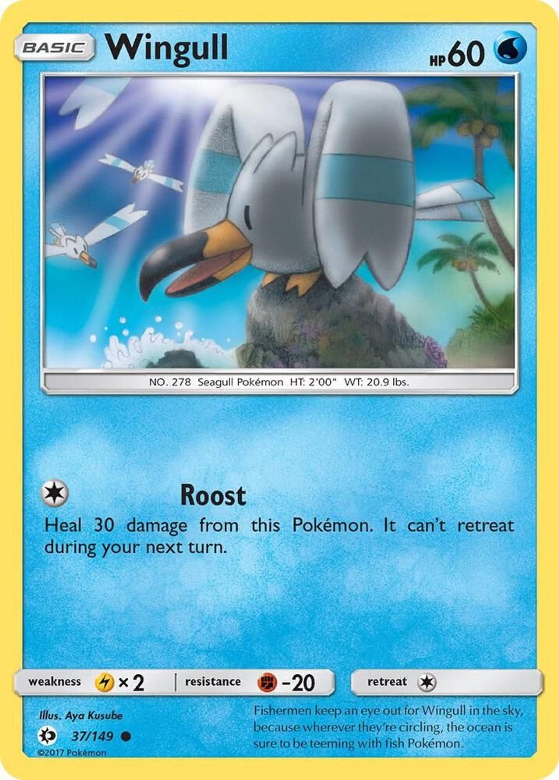 Wingull — SM Base Set — Pokemon