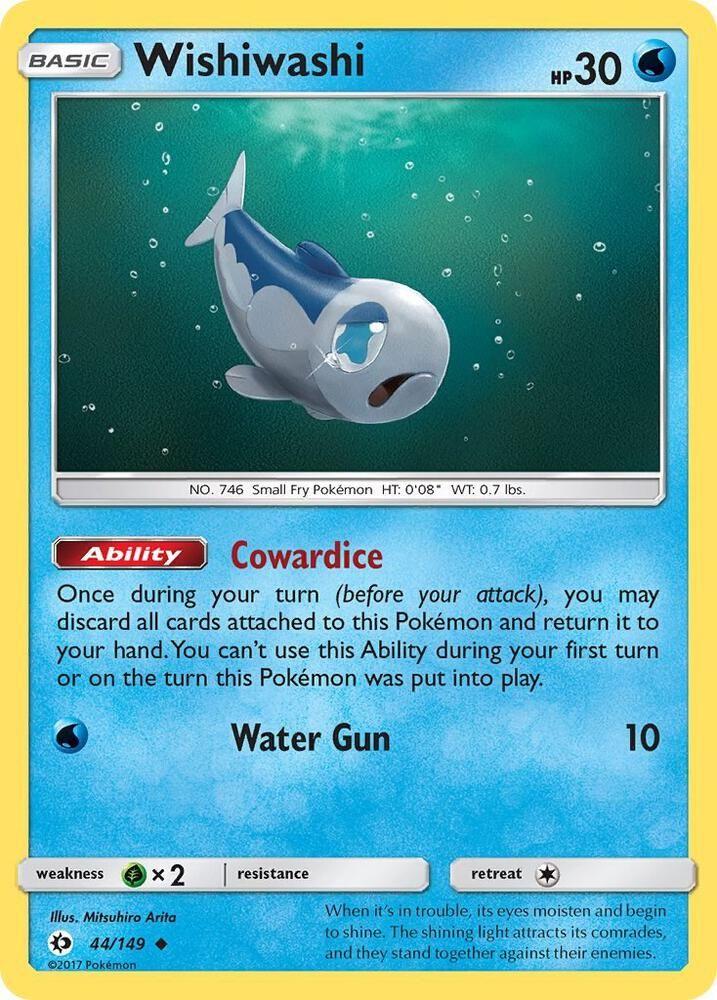 Wishiwashi — SM Base Set — Pokemon