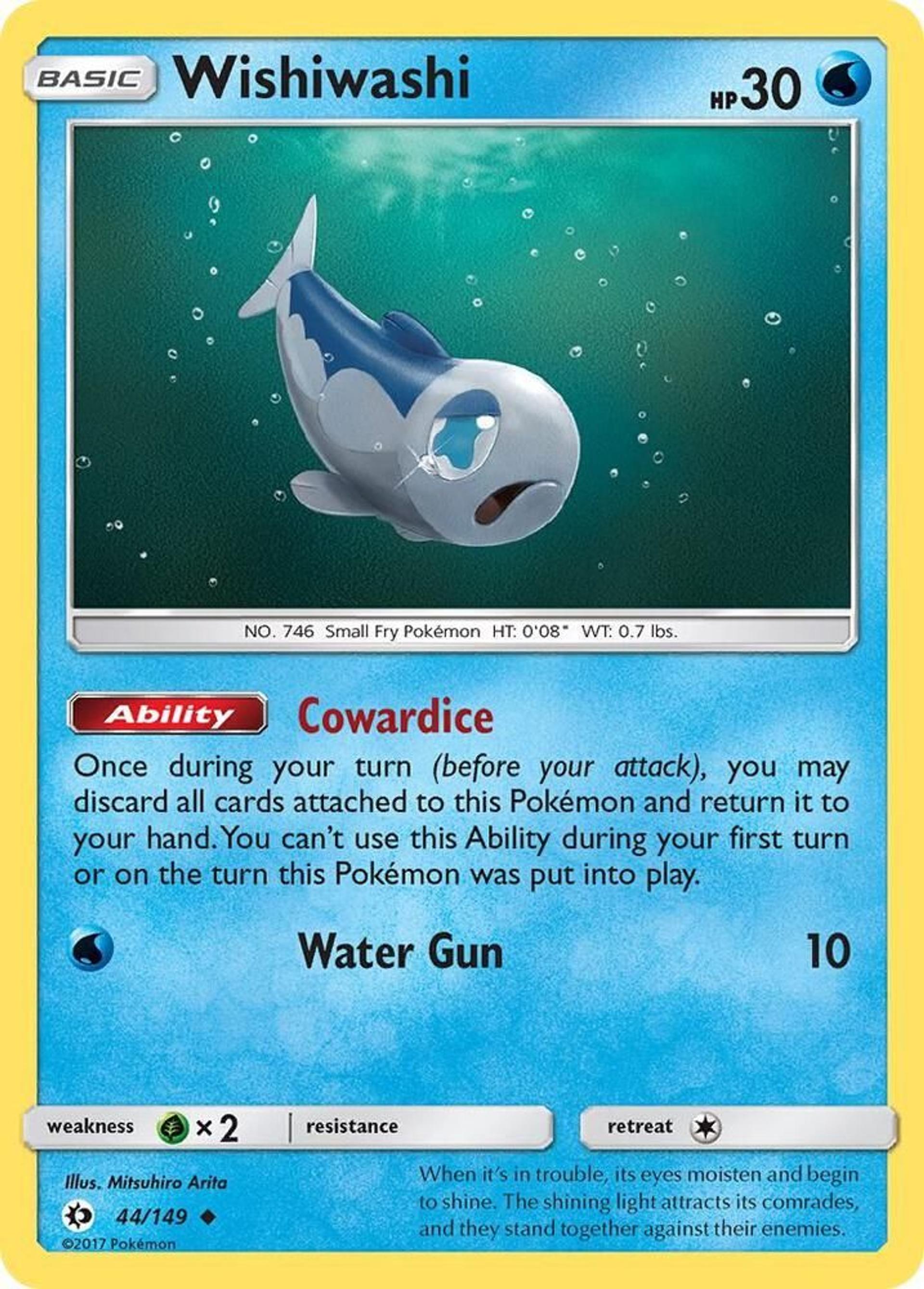 Wishiwashi — SM Base Set — Pokemon