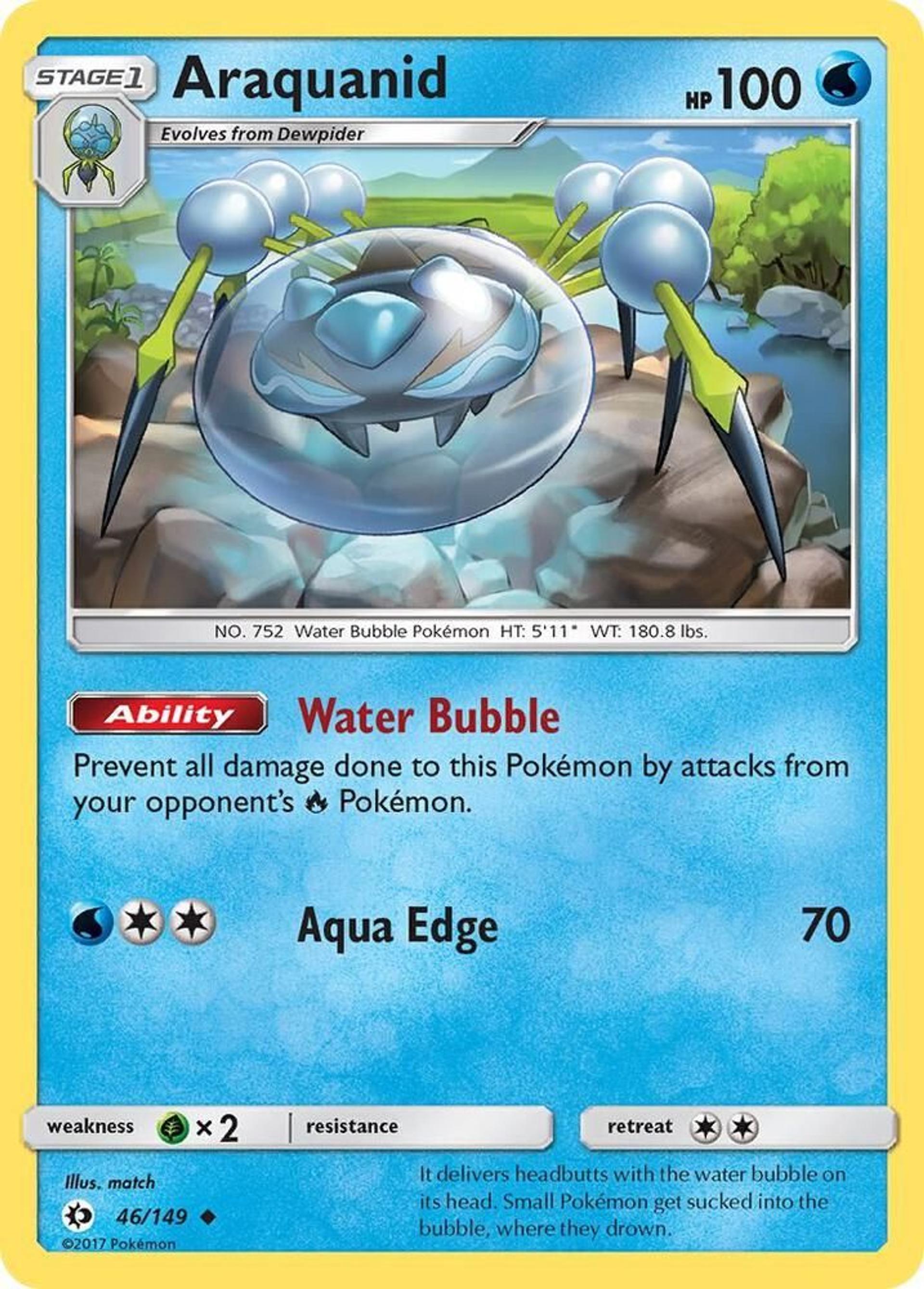 Araquanid — SM Base Set — Pokemon