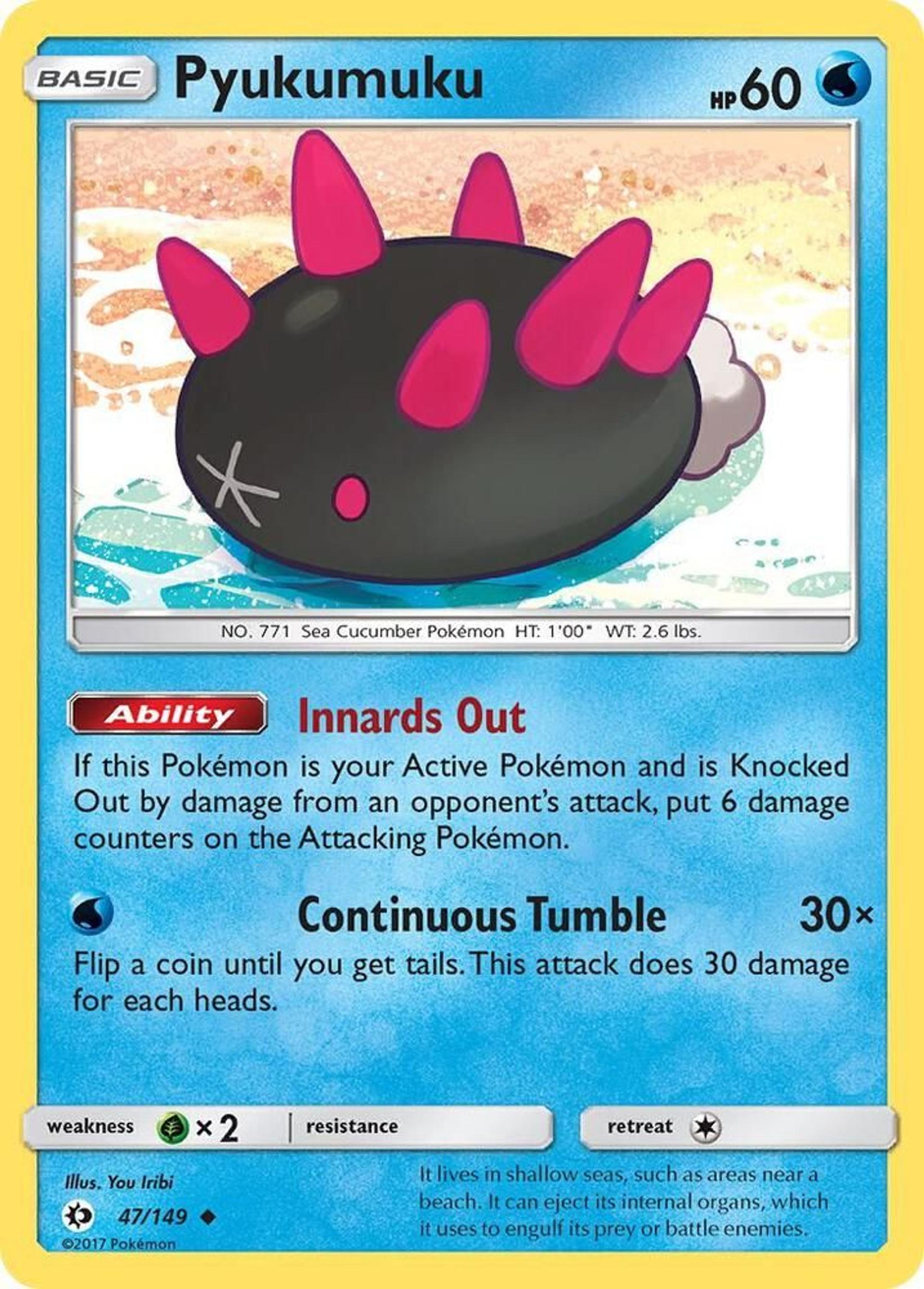 Pyukumuku — SM Base Set — Pokemon
