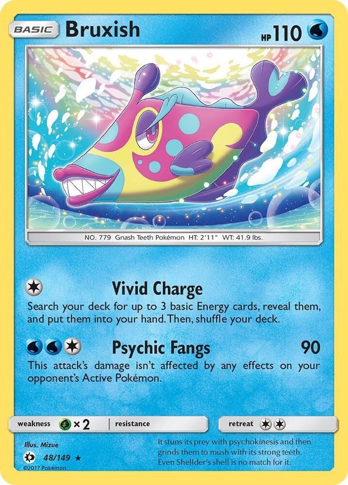 Bruxish — SM Base Set — Pokemon