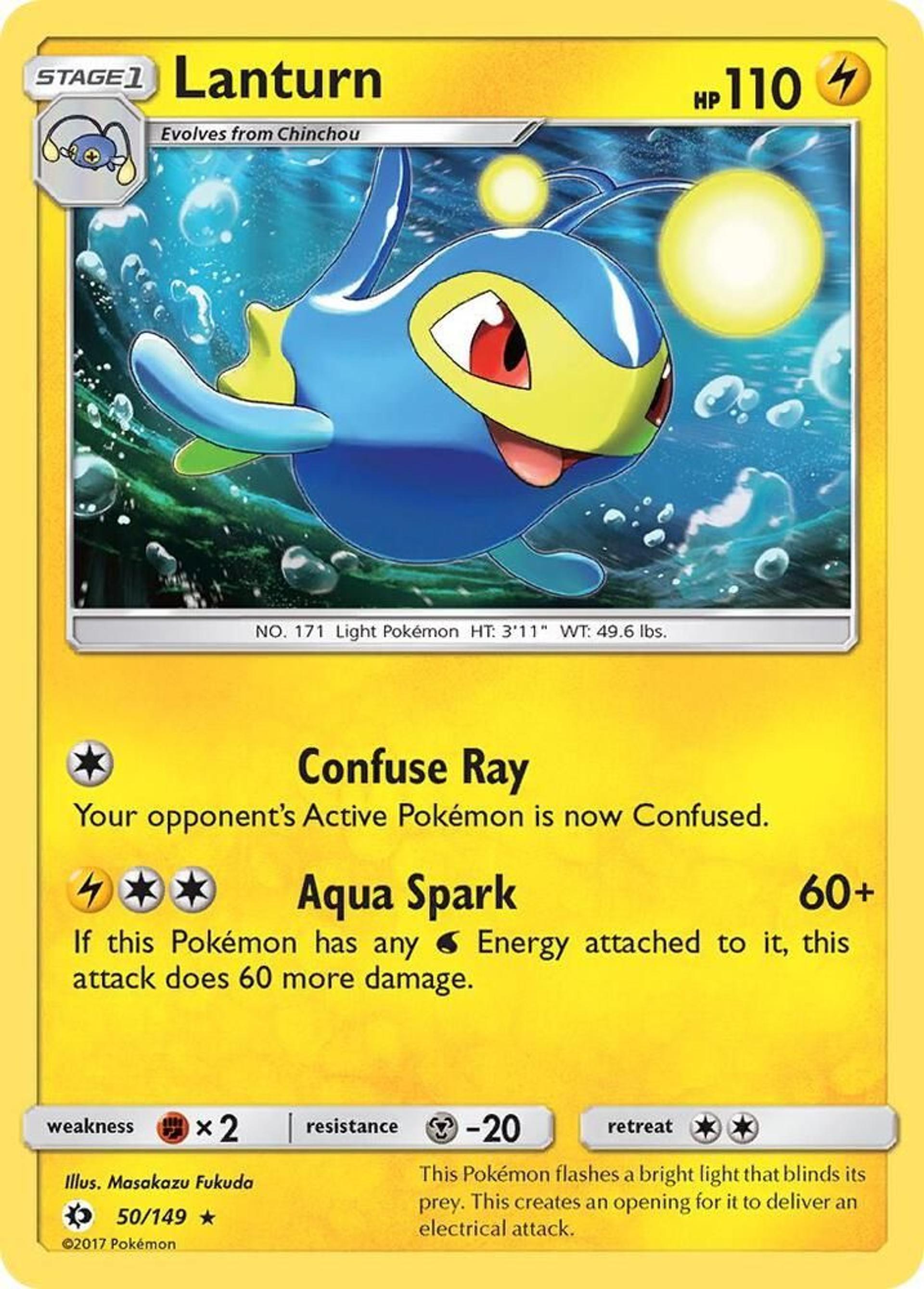 Lanturn — SM Base Set — Pokemon
