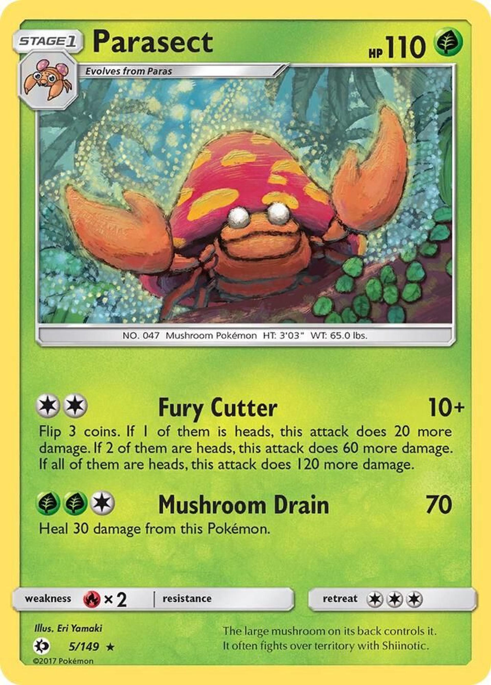 Parasect — SM Base Set — Pokemon