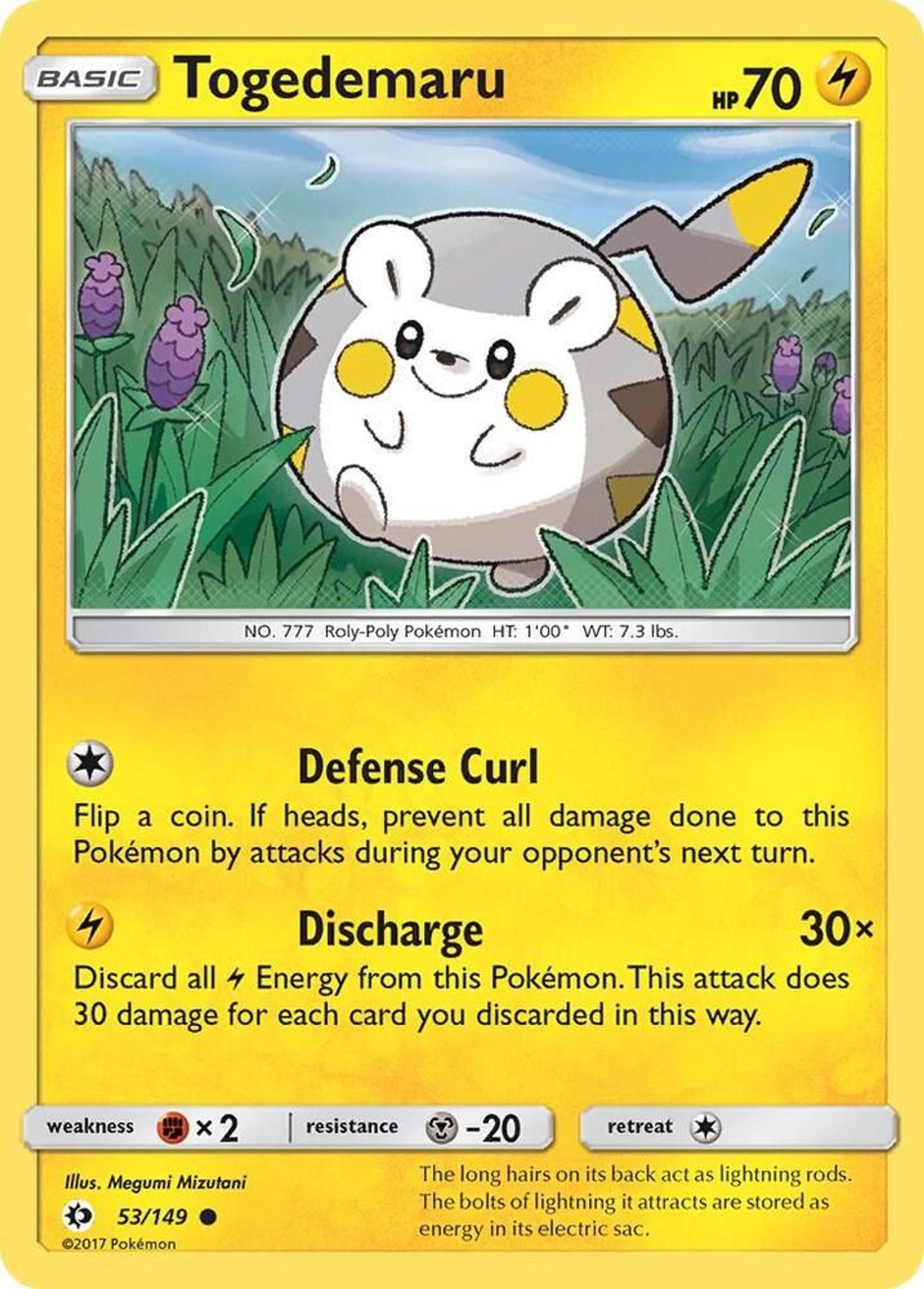 Togedemaru — SM Base Set — Pokemon