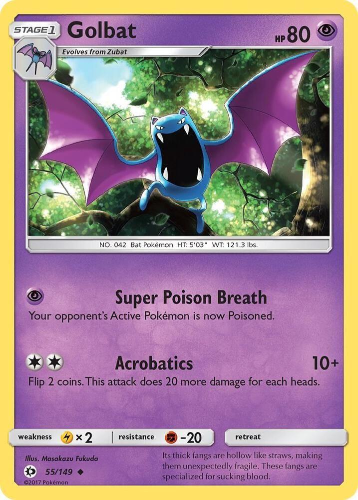 Golbat — SM Base Set — Pokemon