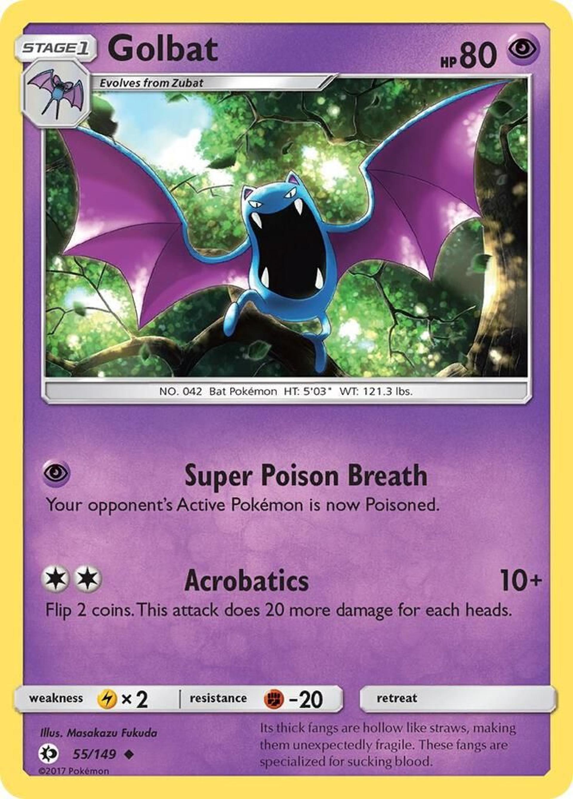 Golbat — SM Base Set — Pokemon