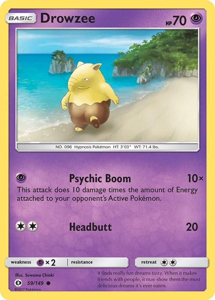 Drowzee — SM Base Set — Pokemon