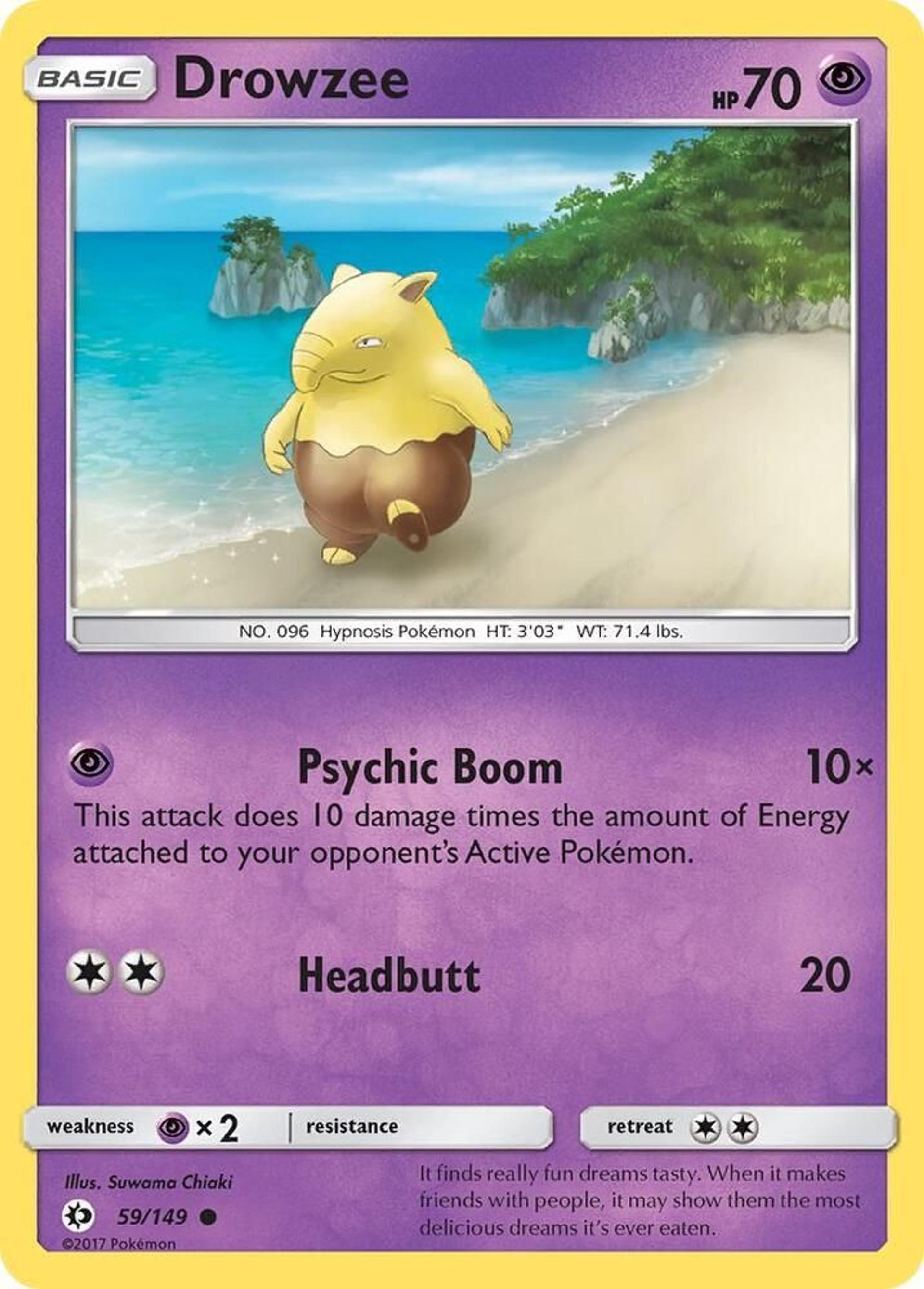 Drowzee — SM Base Set — Pokemon