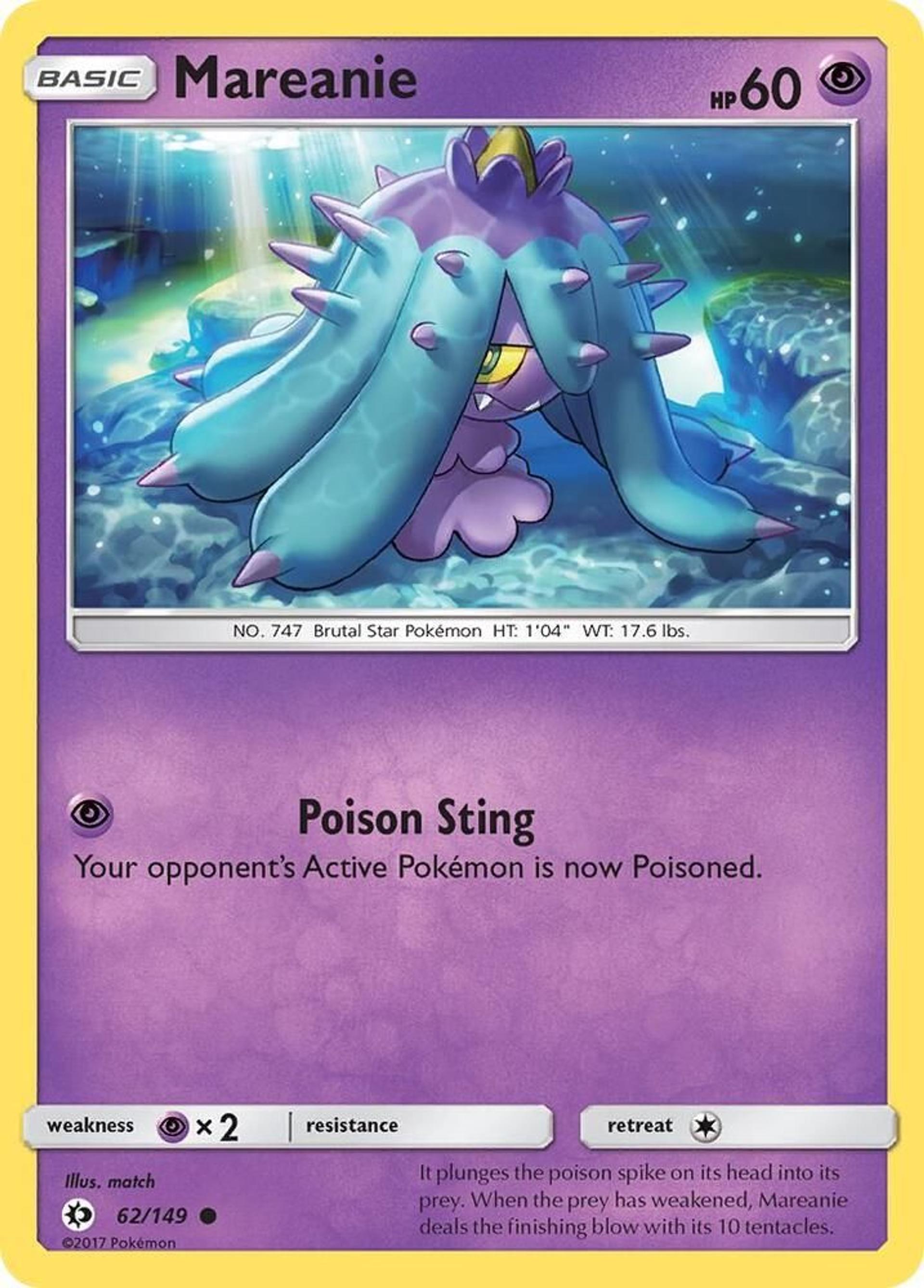 Mareanie — SM Base Set — Pokemon