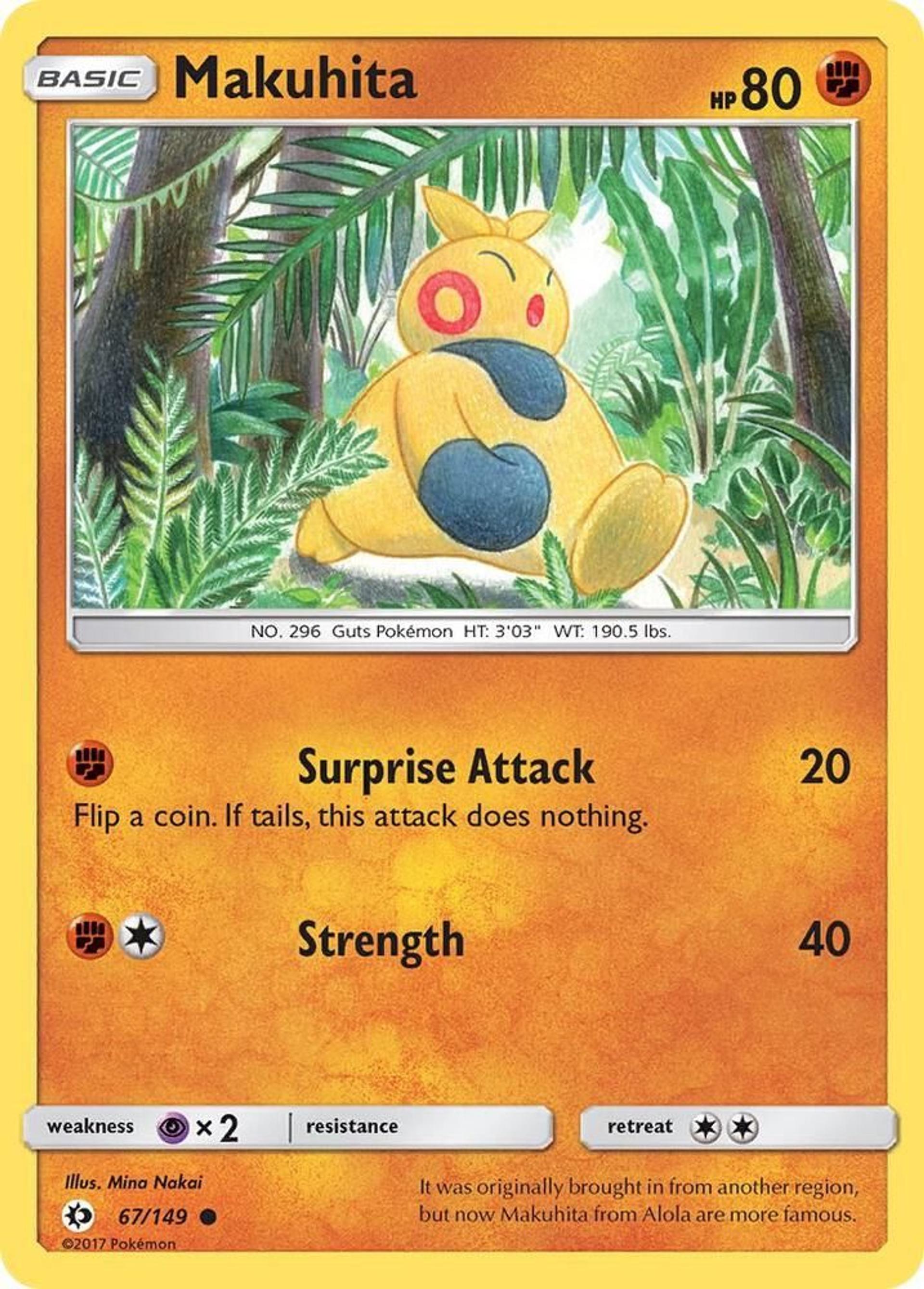 Makuhita — SM Base Set — Pokemon