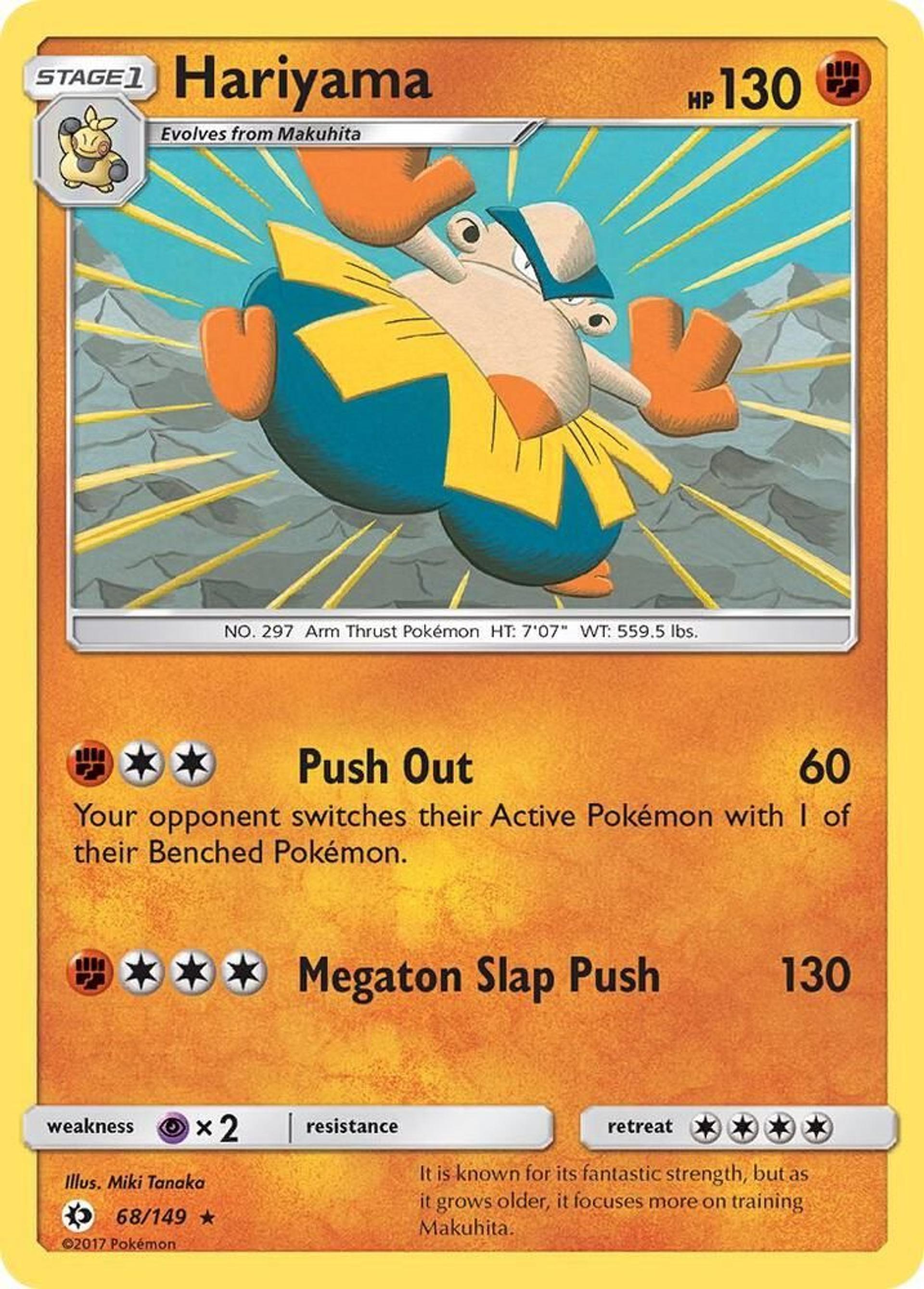 Hariyama — SM Base Set — Pokemon
