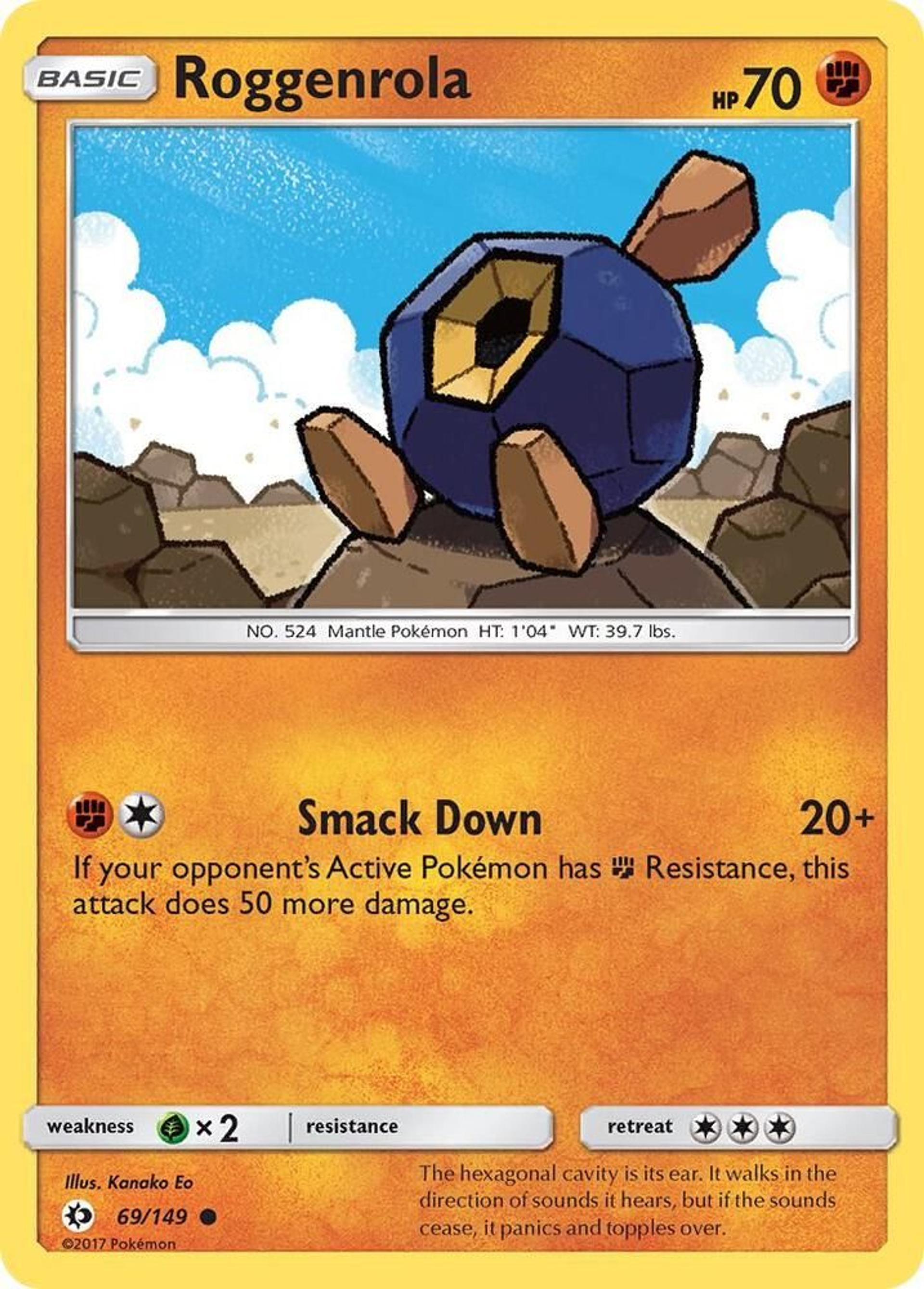 Roggenrola — SM Base Set — Pokemon