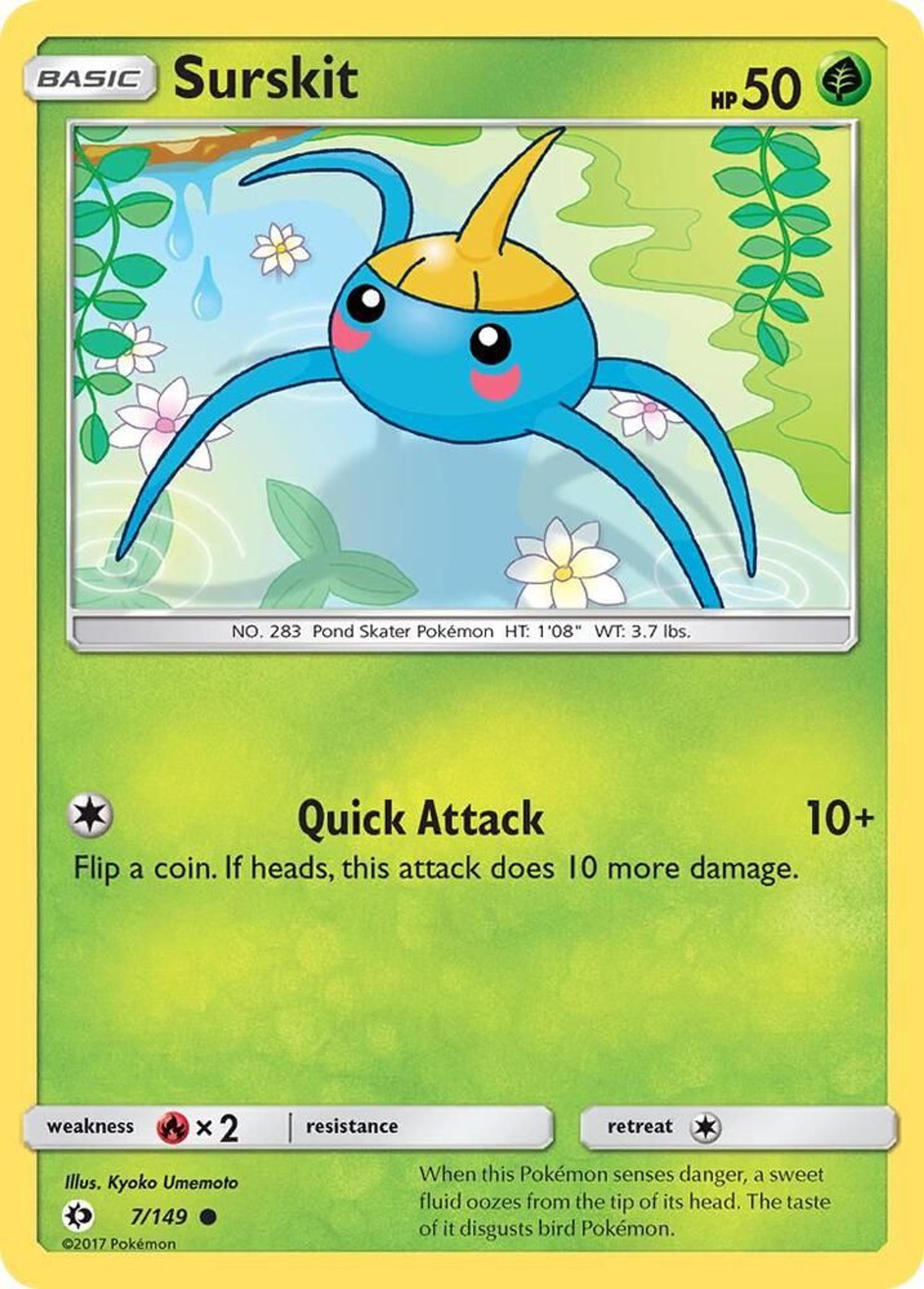 Surskit — SM Base Set — Pokemon
