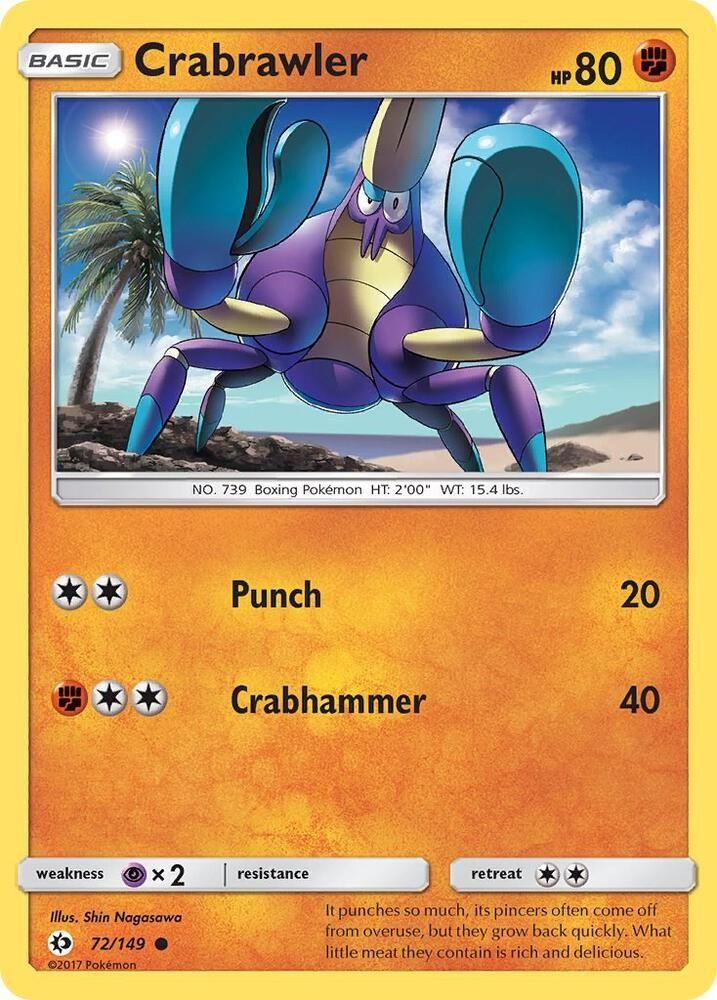 Crabrawler — SM Base Set — Pokemon