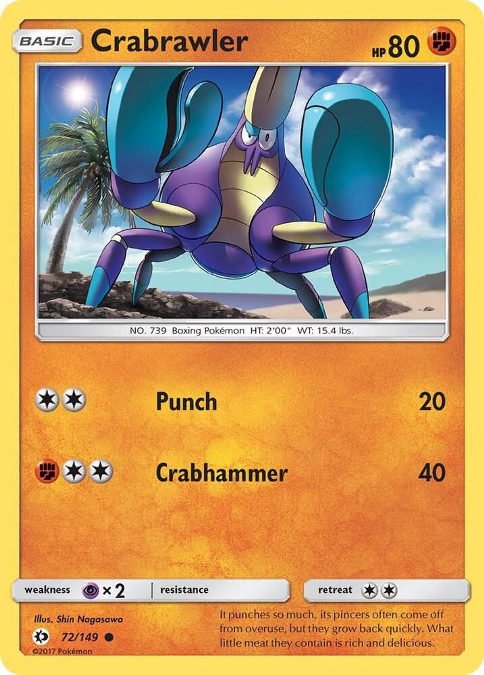 Crabrawler — SM Base Set — Pokemon